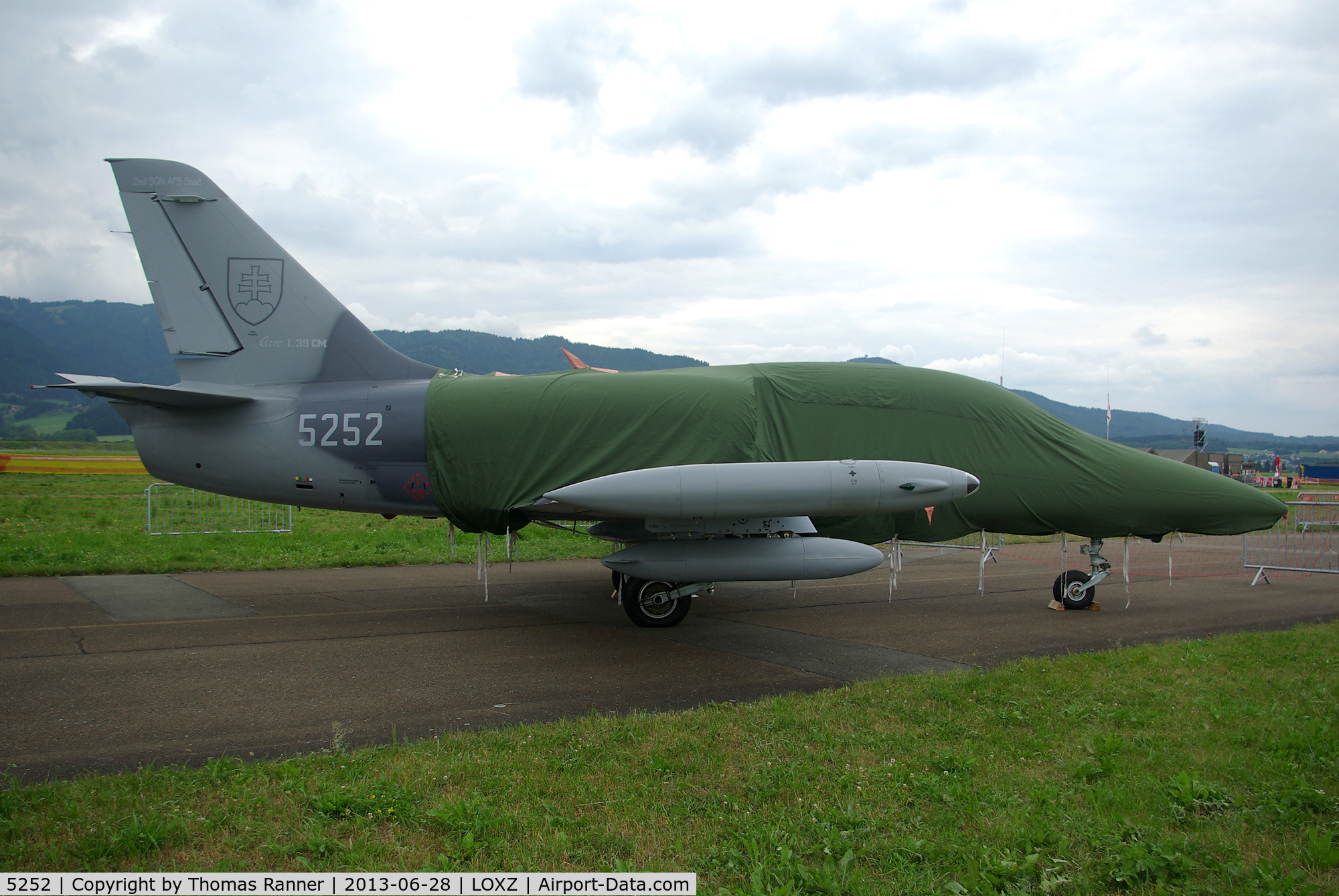 5252, Let L-39 C/N 23456789876, Slovak Air Force Let L-39