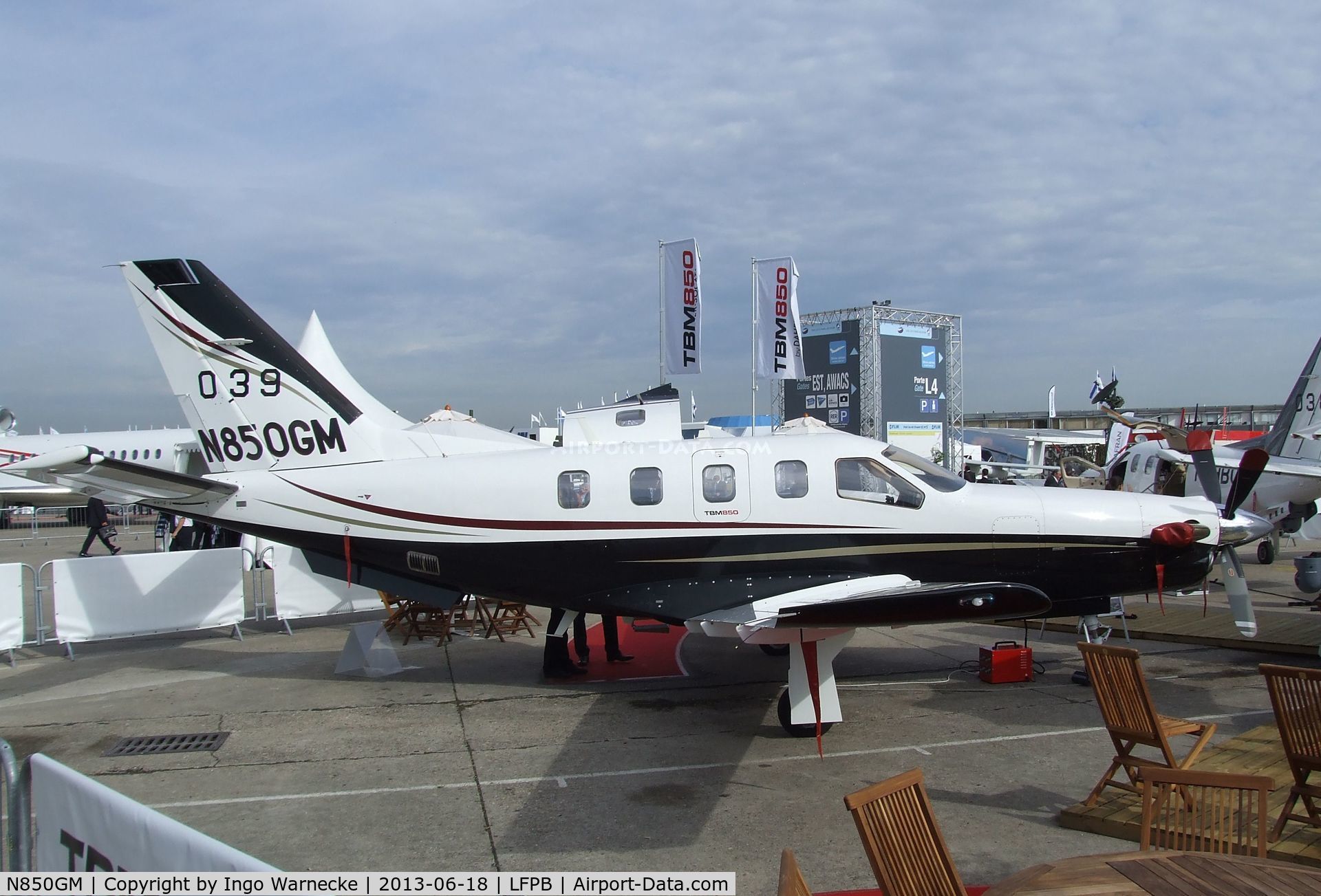 N850GM, Socata TBM-700 C/N 535, SOCATA TBM-850 at the Aerosalon 2013, Paris