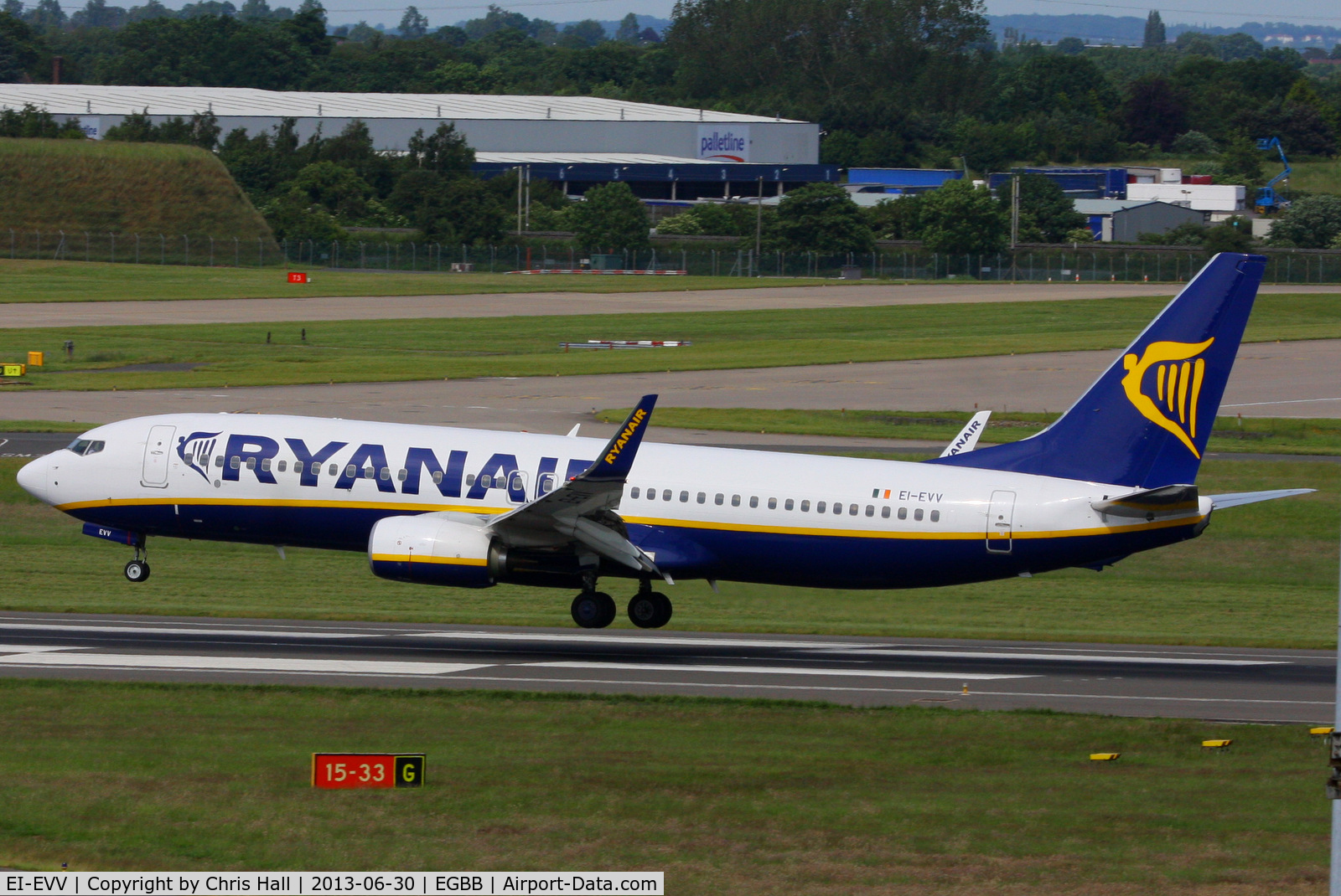 EI-EVV, 2012 Boeing 737-8AS C/N 40314, Ryanair