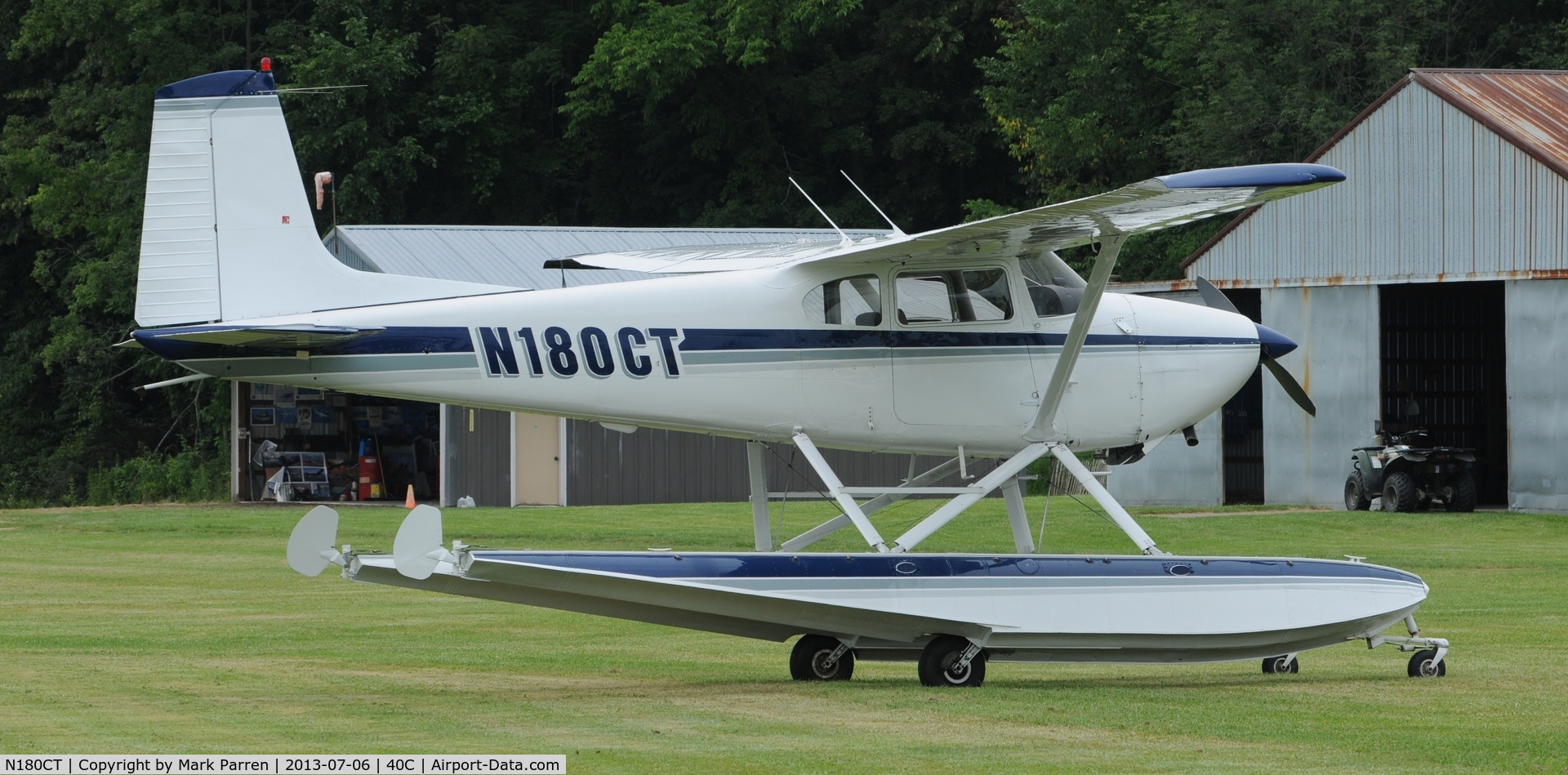N180CT, Cessna 180B C/N 50632, Watervliet, Michigan Fly-In