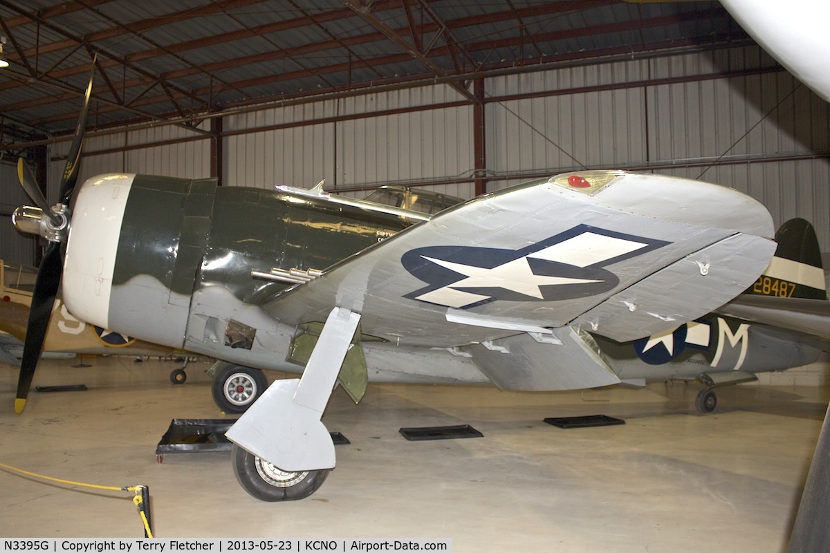 N3395G, 1942 Republic P-47G-15-CU Thunderbolt C/N 42-25254, Exhibited at Planes of Fame Museum , Chino , California