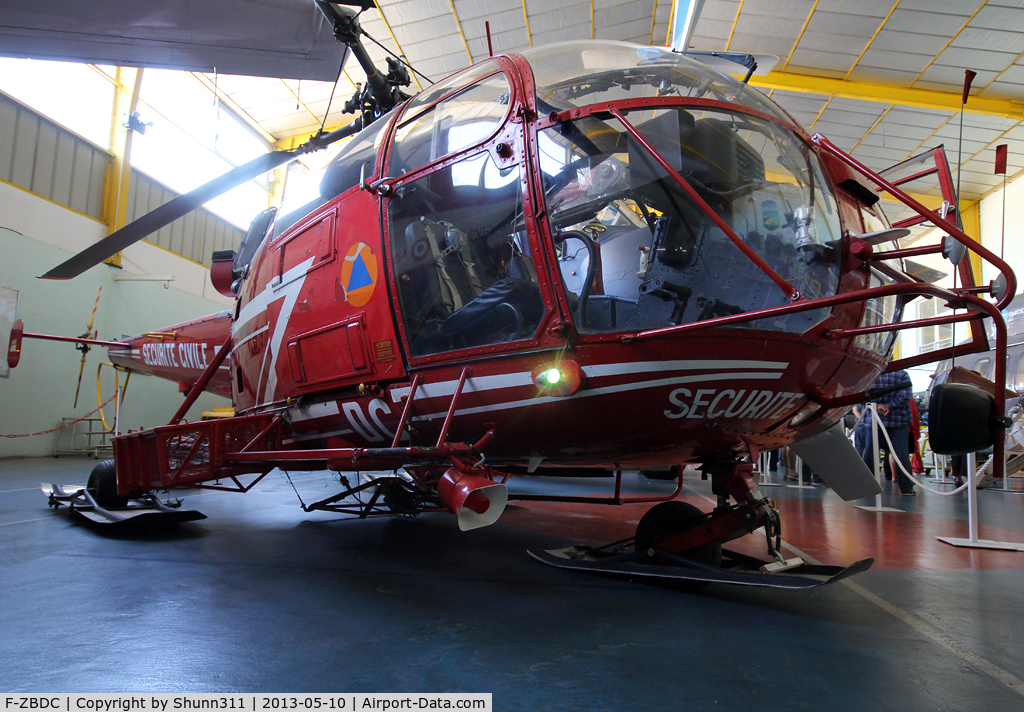 F-ZBDC, Sud Aviation SE-3160 Alouette III C/N 1435, Preserved inside St-Victoret Museum...