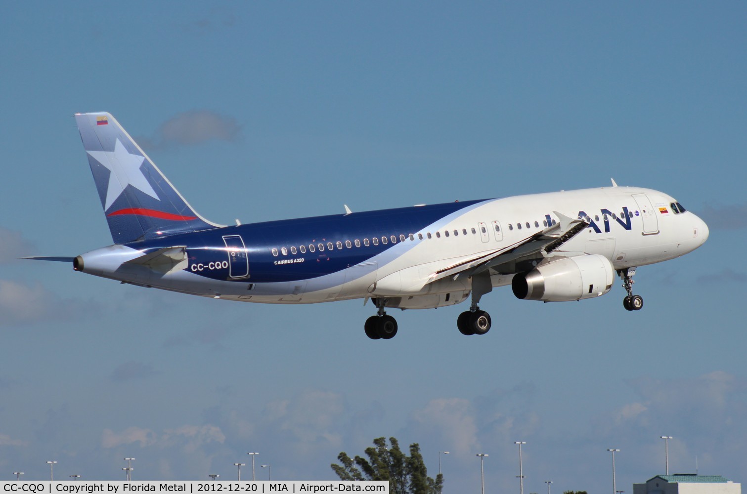 CC-CQO, 2008 Airbus A320-233 C/N 3535, LAN Colombia A320