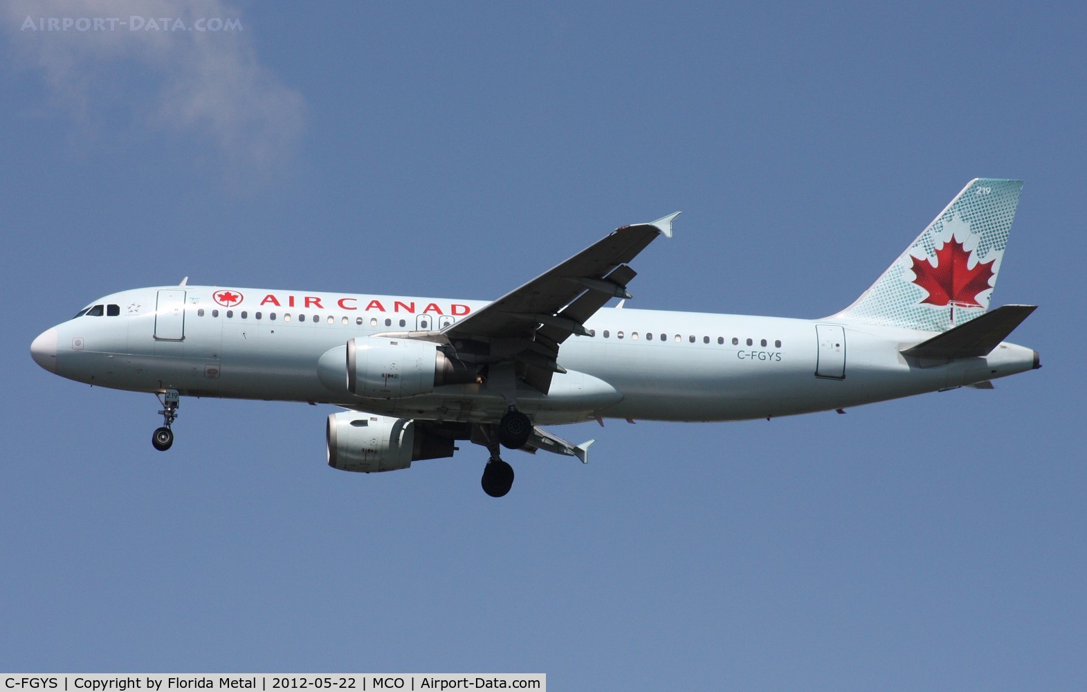 C-FGYS, 1991 Airbus A320-211 C/N 255, Air Canada A320