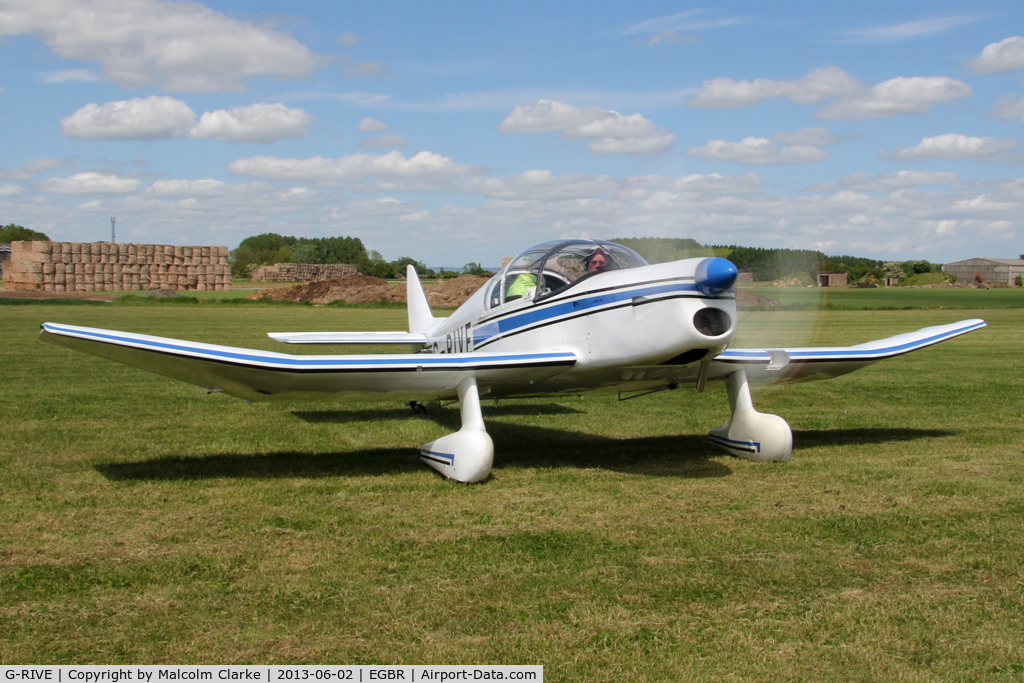 G-RIVE, 2007 Jodel D-153 Mascaret C/N PFA 235-12856, Jodel D-153 Mascaret at The Real Aeroplane Company's Jolly June Jaunt, Breighton Airfield, 2013.