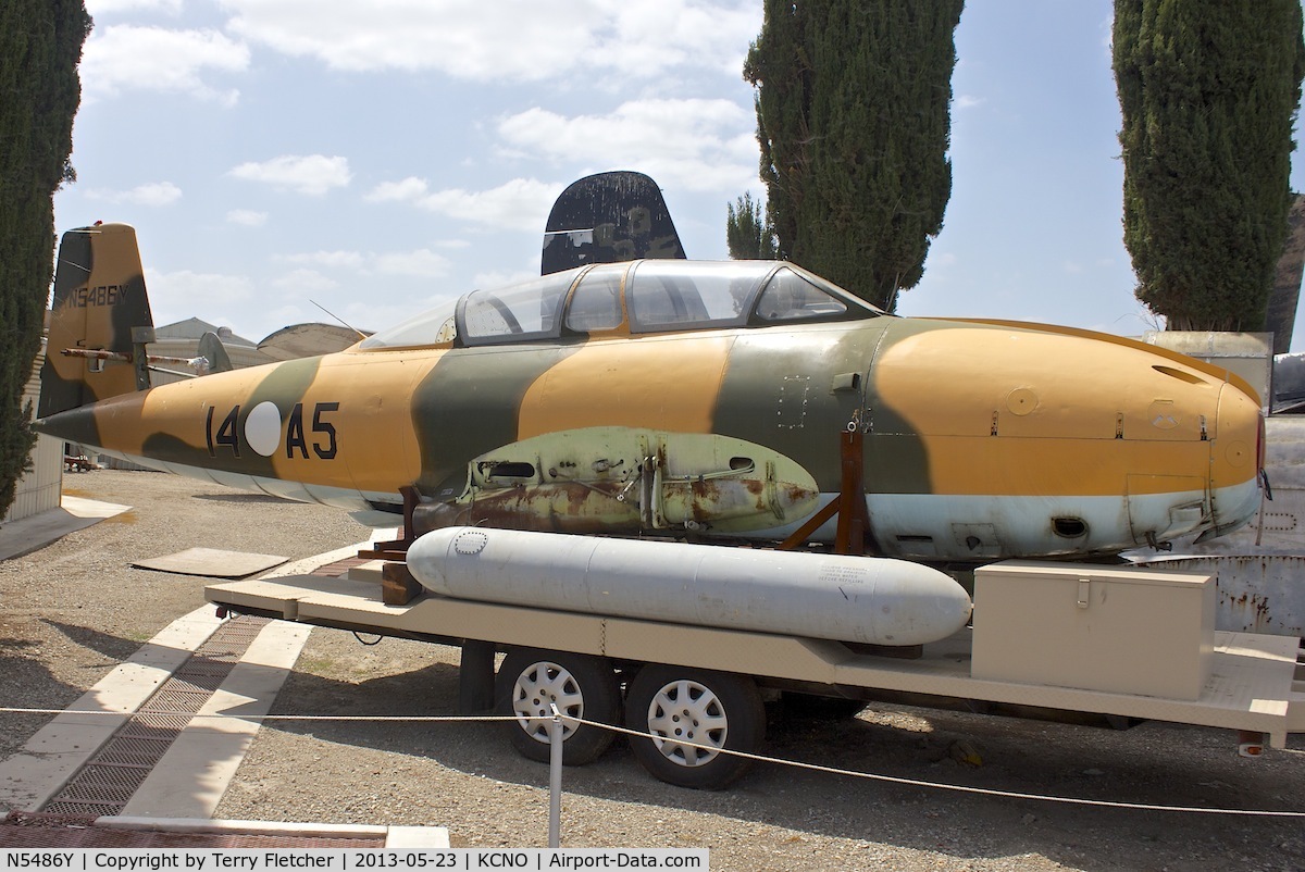 N5486Y, 1962 Hispano HA-220A Saeta C/N 20/10, At Planes of Fame Museum , Chino , California