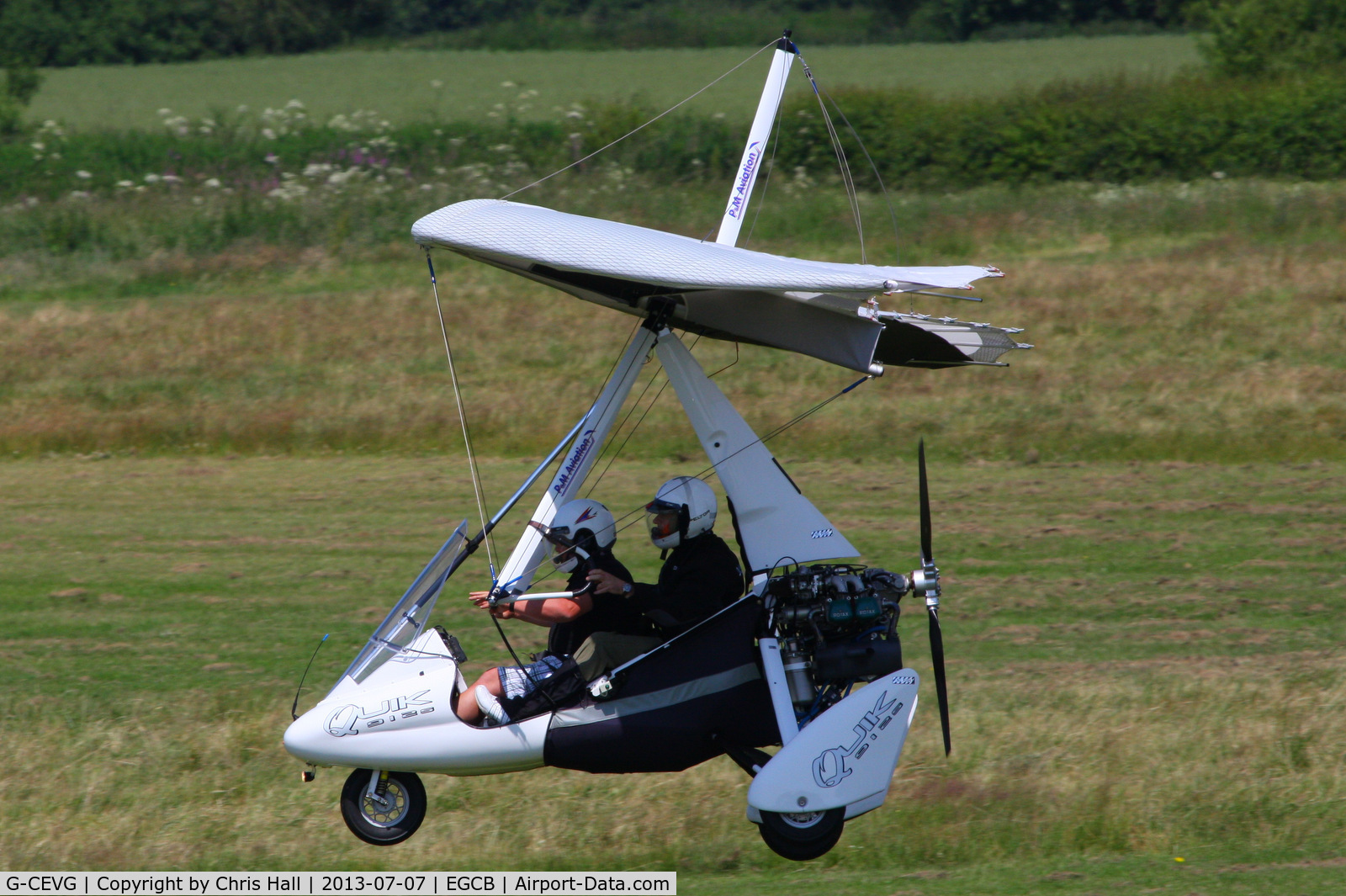 G-CEVG, 2007 Pegasus Quik C/N 8319, at the Barton open day and fly in