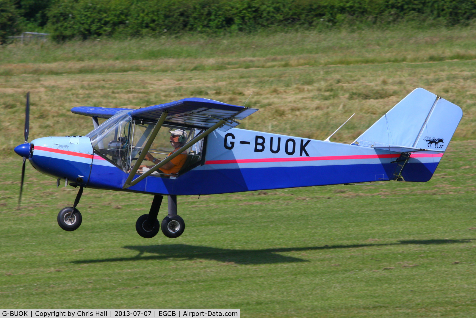 G-BUOK, 1993 Rans S-6-116 Coyote II C/N PFA 204A-12317, at the Barton open day and fly in