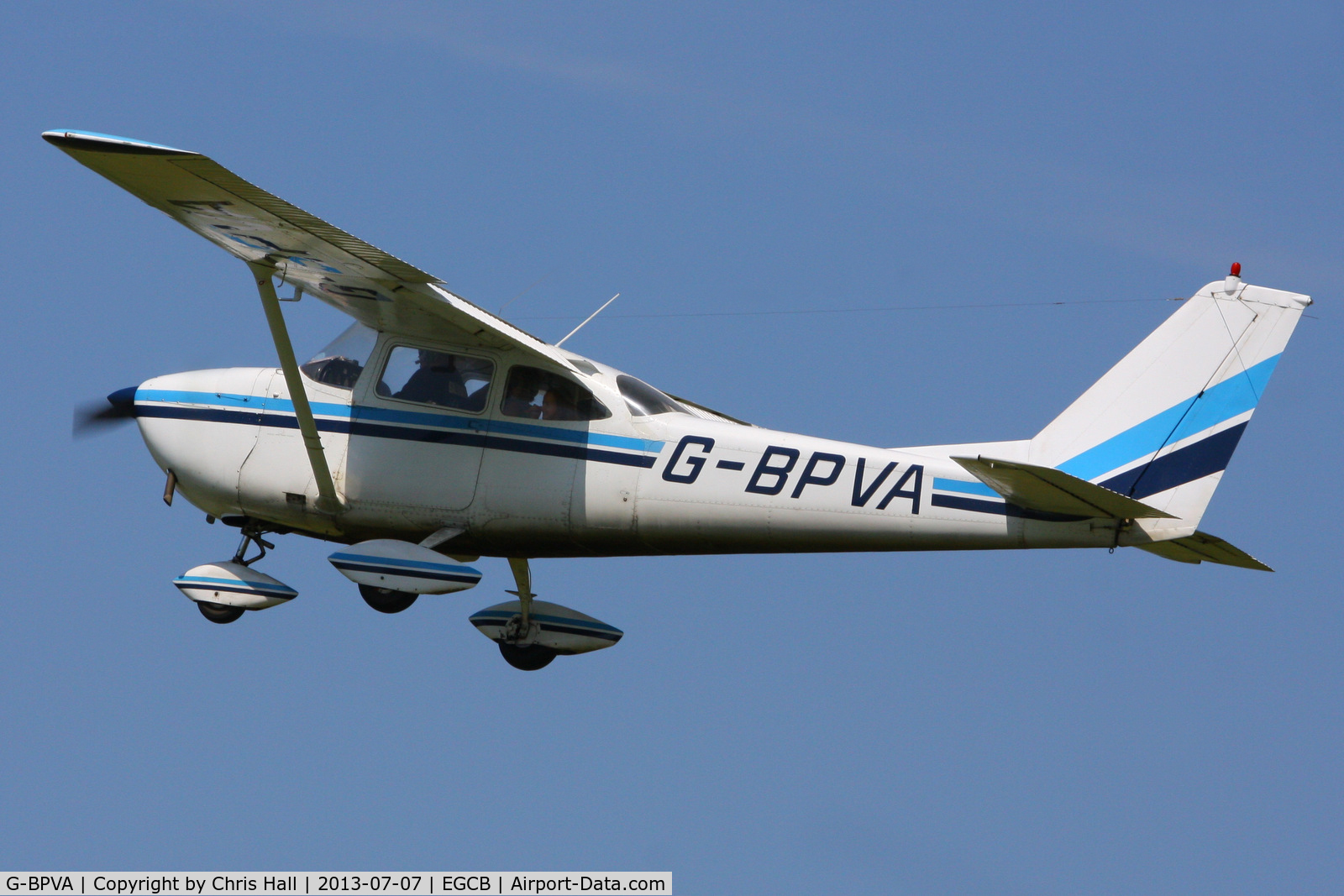 G-BPVA, 1965 Cessna 172F C/N 17252286, at the Barton open day and fly in