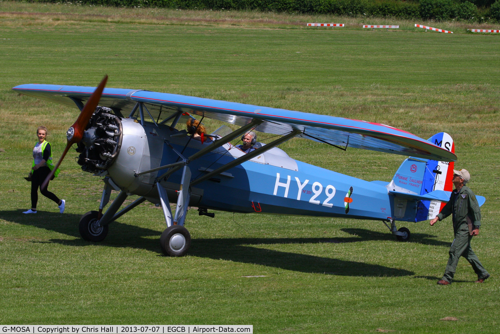 G-MOSA, 1952 Morane-Saulnier MS.317 C/N 351, at the Barton open day and fly in