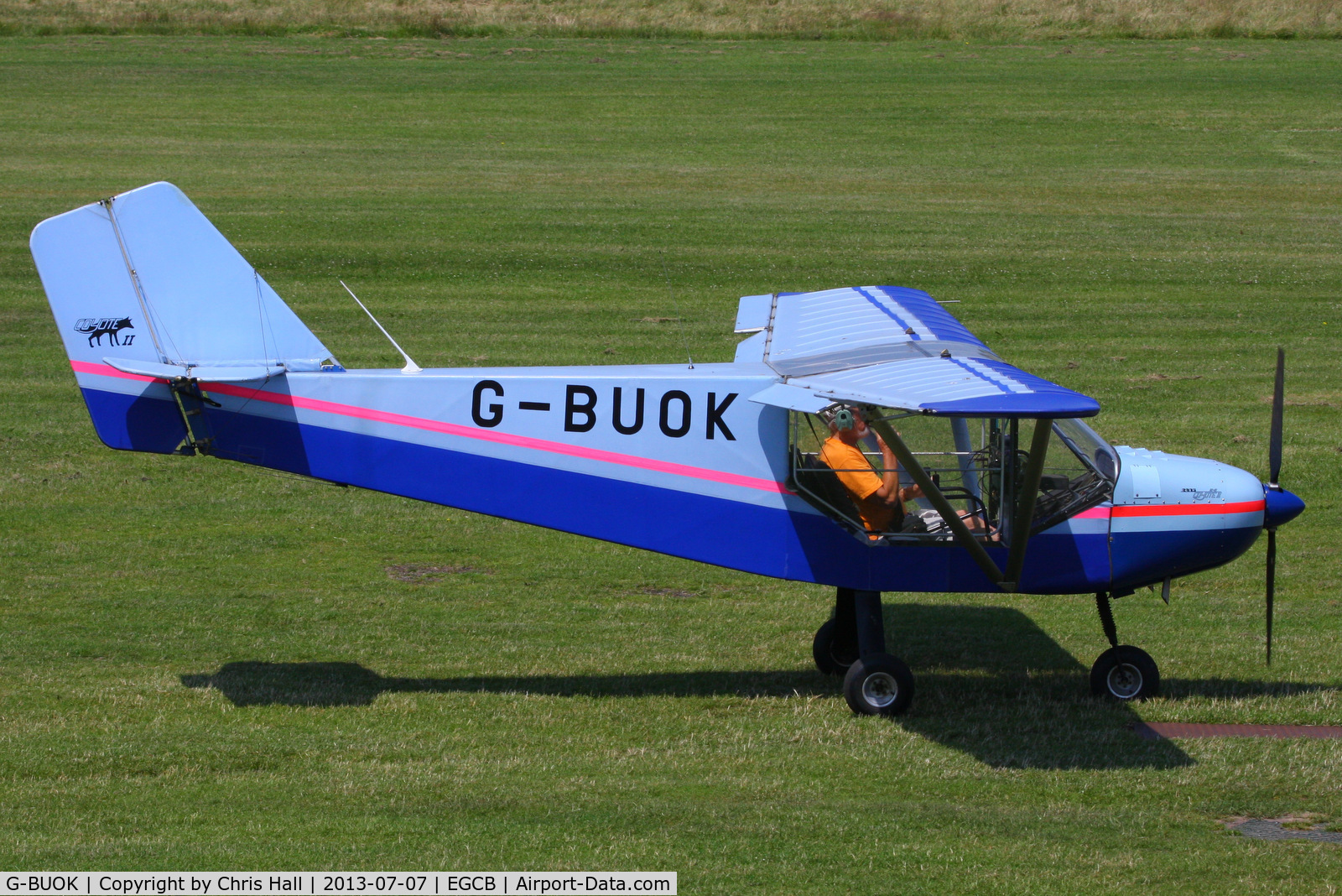 G-BUOK, 1993 Rans S-6-116 Coyote II C/N PFA 204A-12317, at the Barton open day and fly in