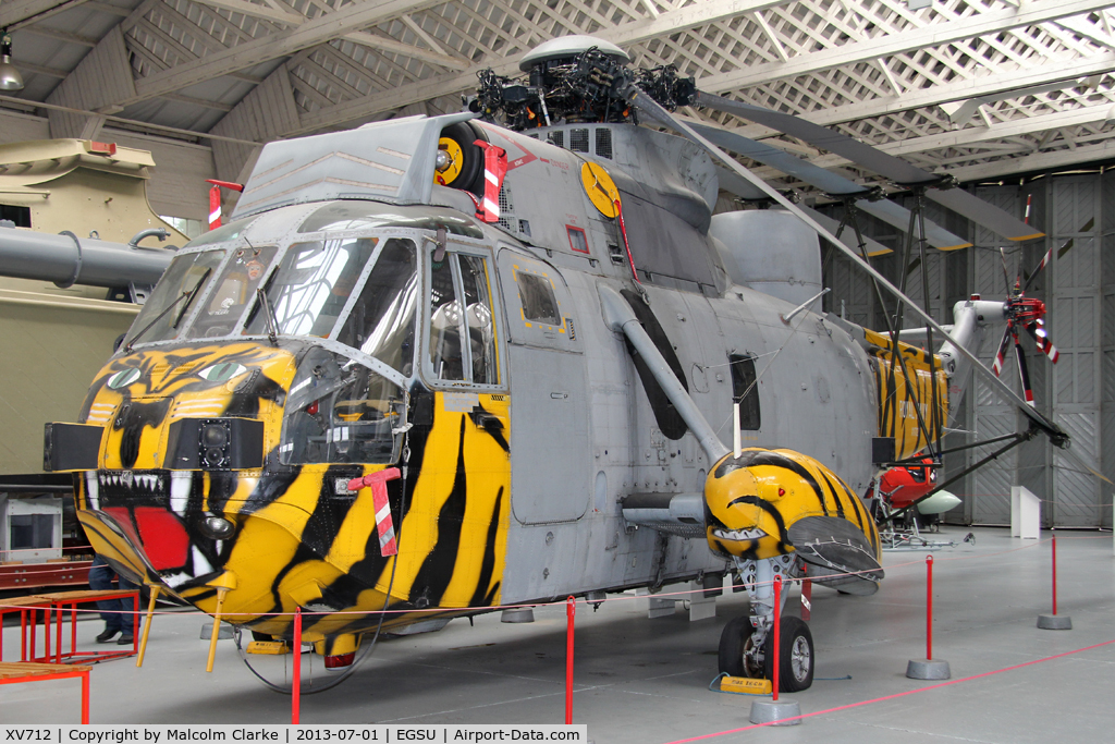 XV712, 1972 Westland Sea King HAS.6 C/N WA683, Westland Sea King HAS6. At The Imperial War Museum, Duxford. July 2013.