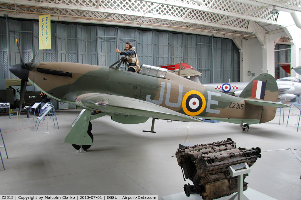 Z2315, Hawker Hurricane IIB C/N Not found Z2315, Hawker Hurricane IIB at the Imperial War Museum, Duxford July 2013.