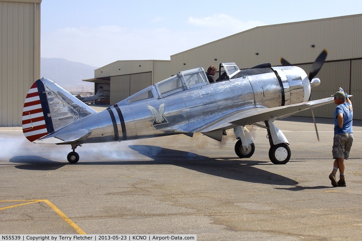 N55539, 1940 Republic AT-12 Guardsman C/N 483-38, At Planes of Fame Museum , Chino California