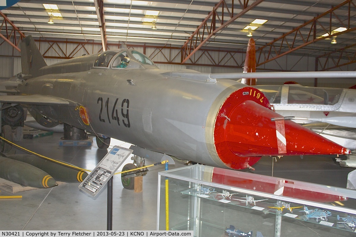 N30421, Mikoyan-Gurevich MiG-21 C/N 2149, At Planes of Fame Museum , Chino California