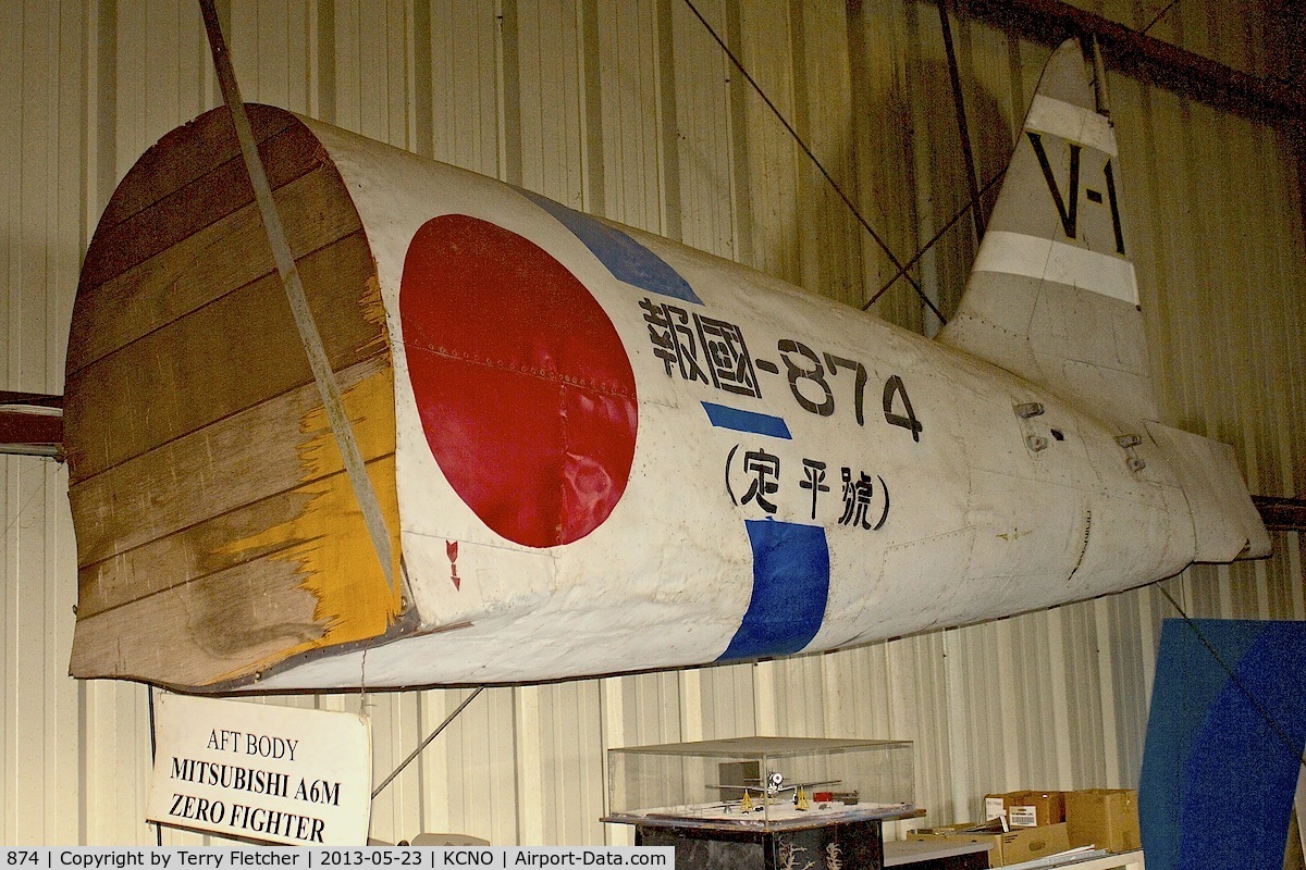 874, Mitsubishi A6M C/N 0000, At Planes of Fame Museum , Chino California