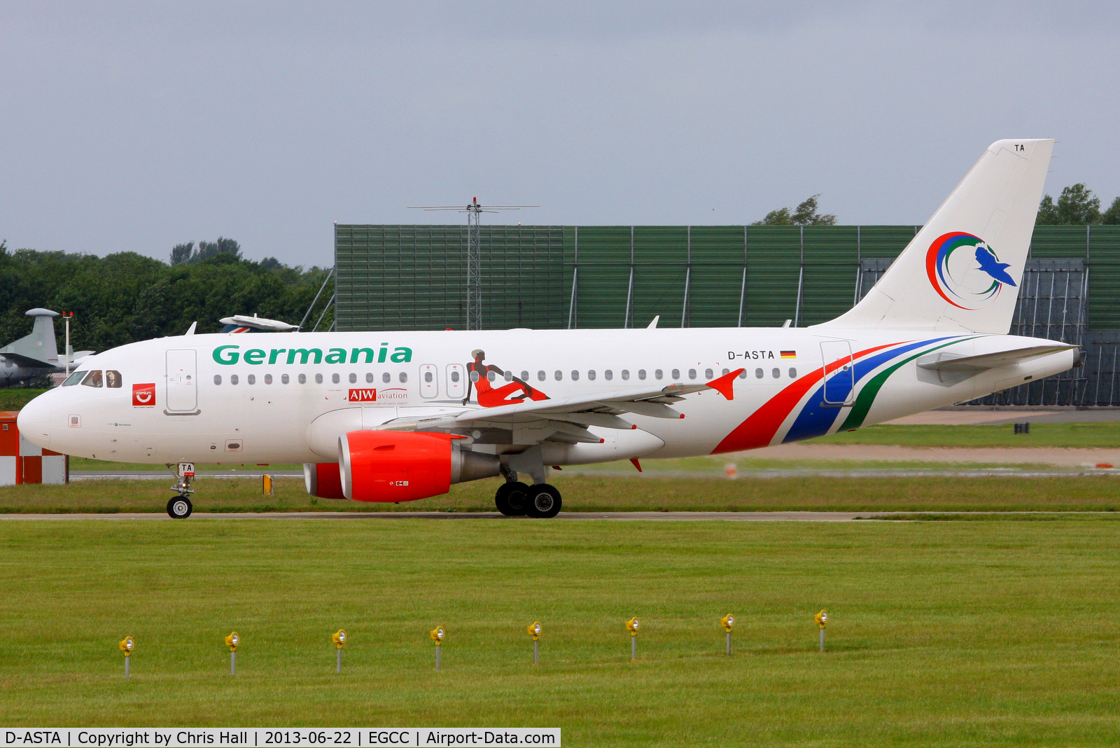 D-ASTA, 2011 Airbus A319-112 C/N 4663, now with Germania titles