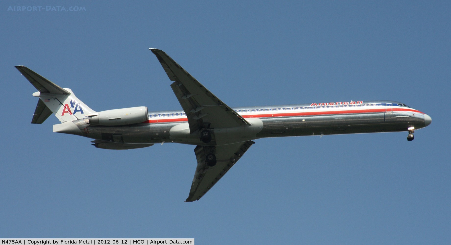 N475AA, 1988 McDonnell Douglas MD-82 (DC-9-82) C/N 49650, American MD-82