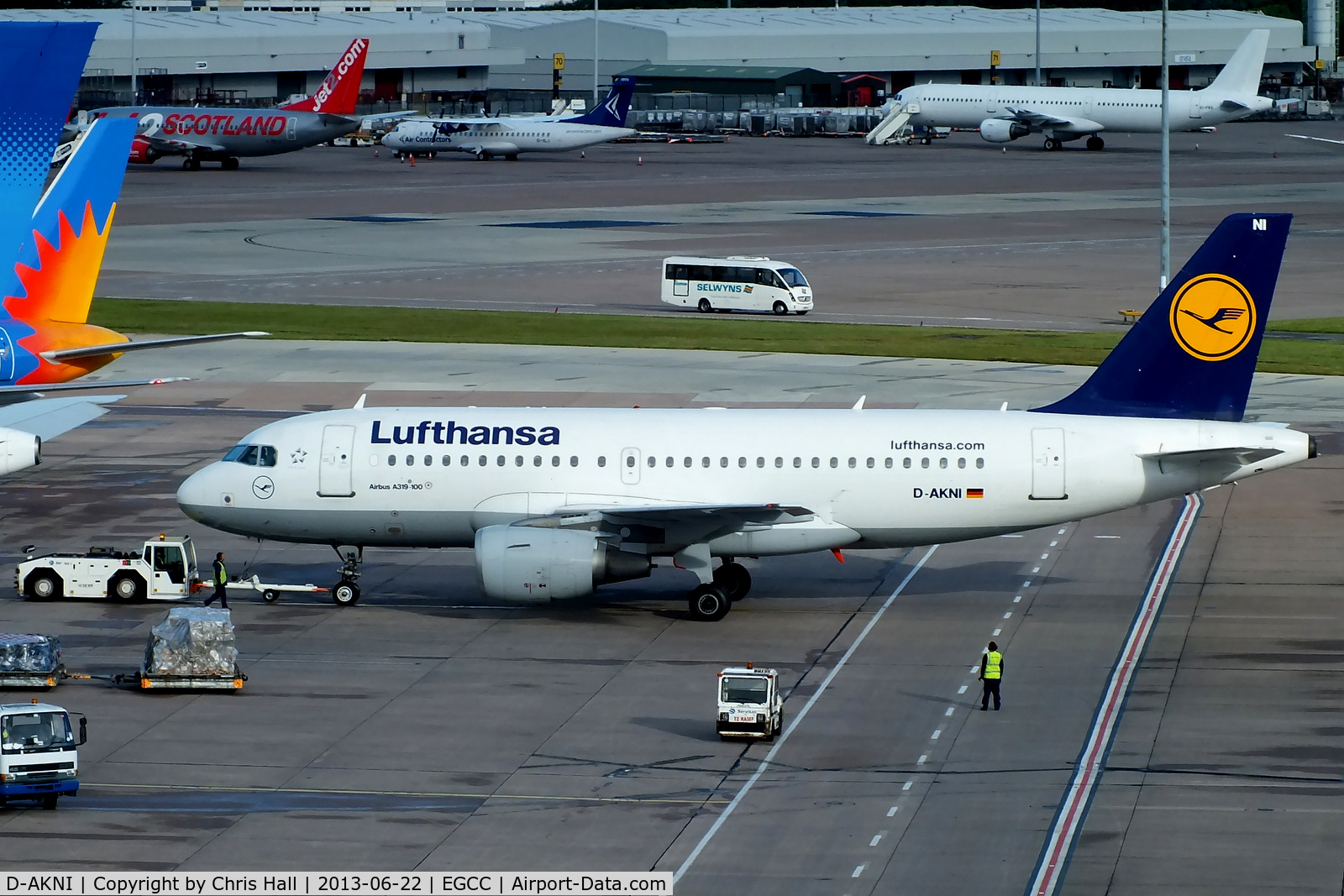 D-AKNI, 1999 Airbus A319-112 C/N 1016, Lufthansa