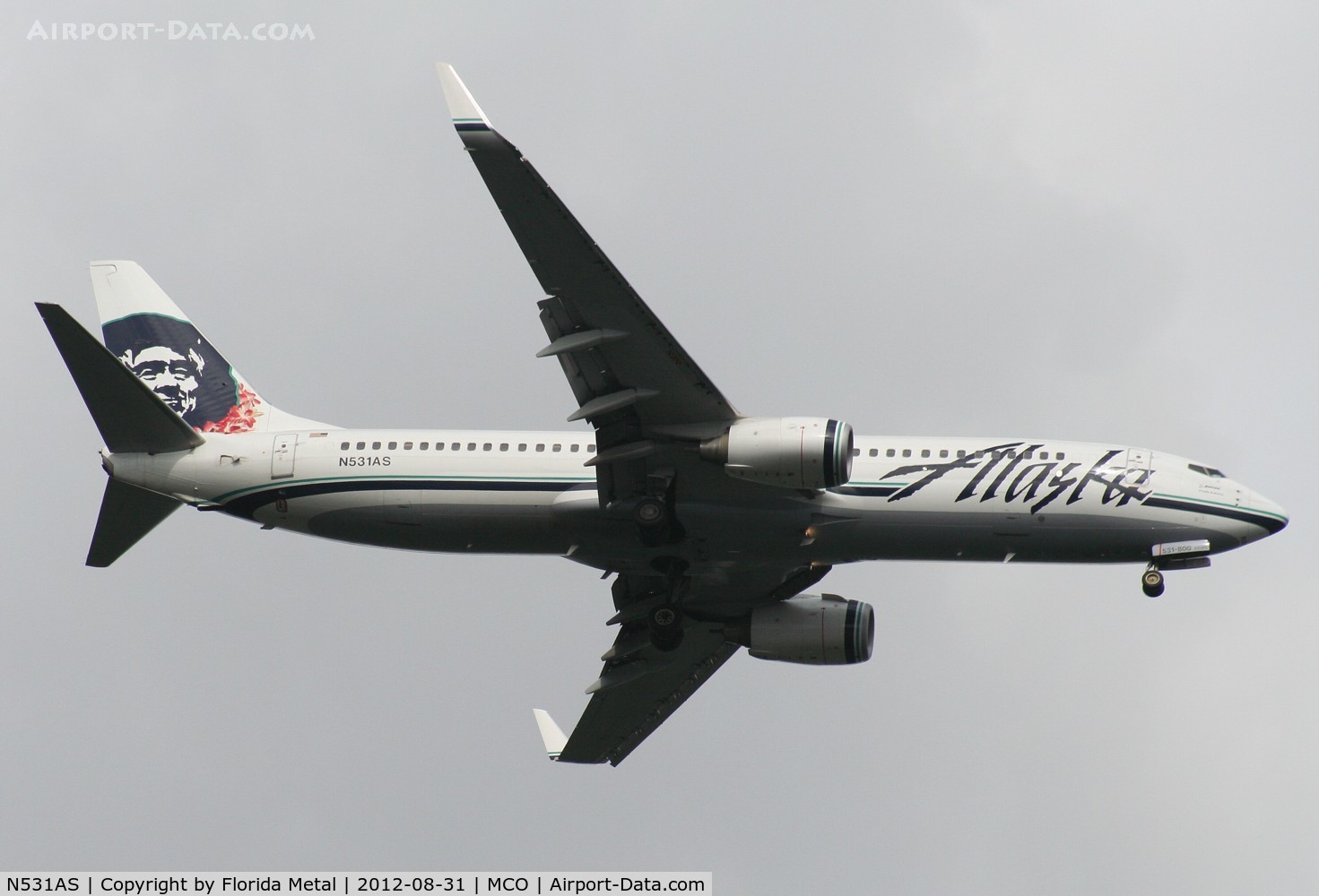 N531AS, 2010 Boeing 737-890 C/N 35199, Alaska 737-800