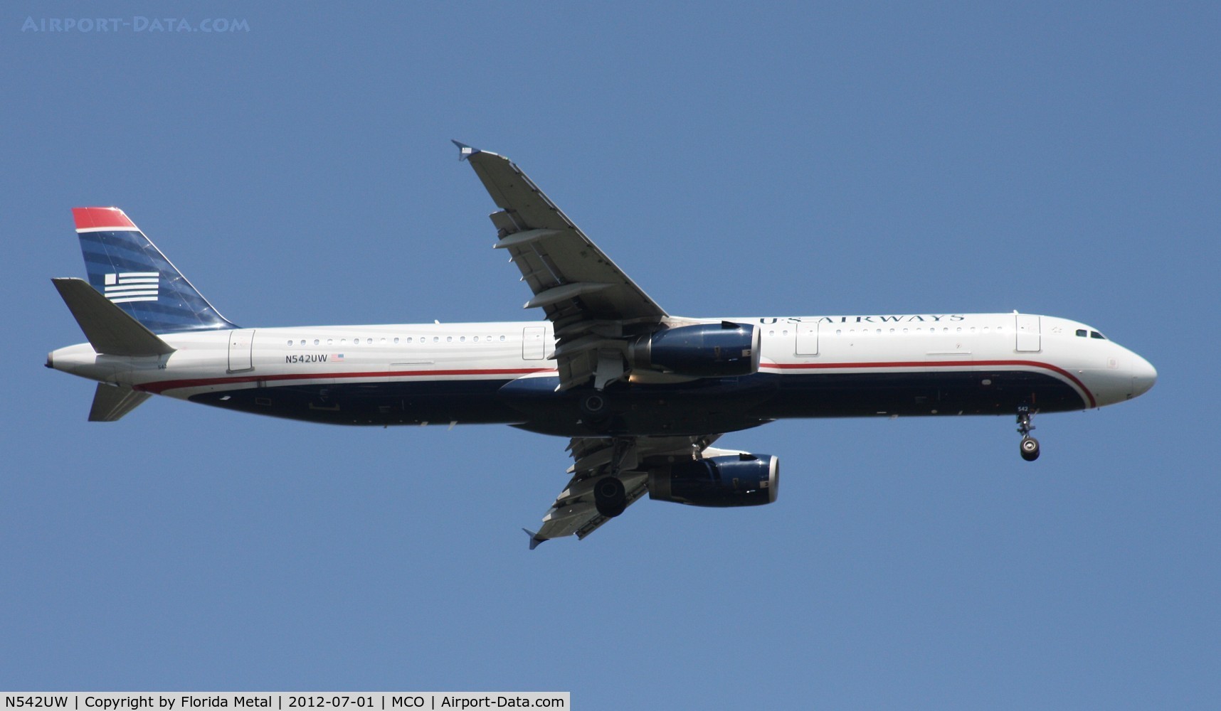 N542UW, 2009 Airbus A321-231 C/N 4134, US Airways A321