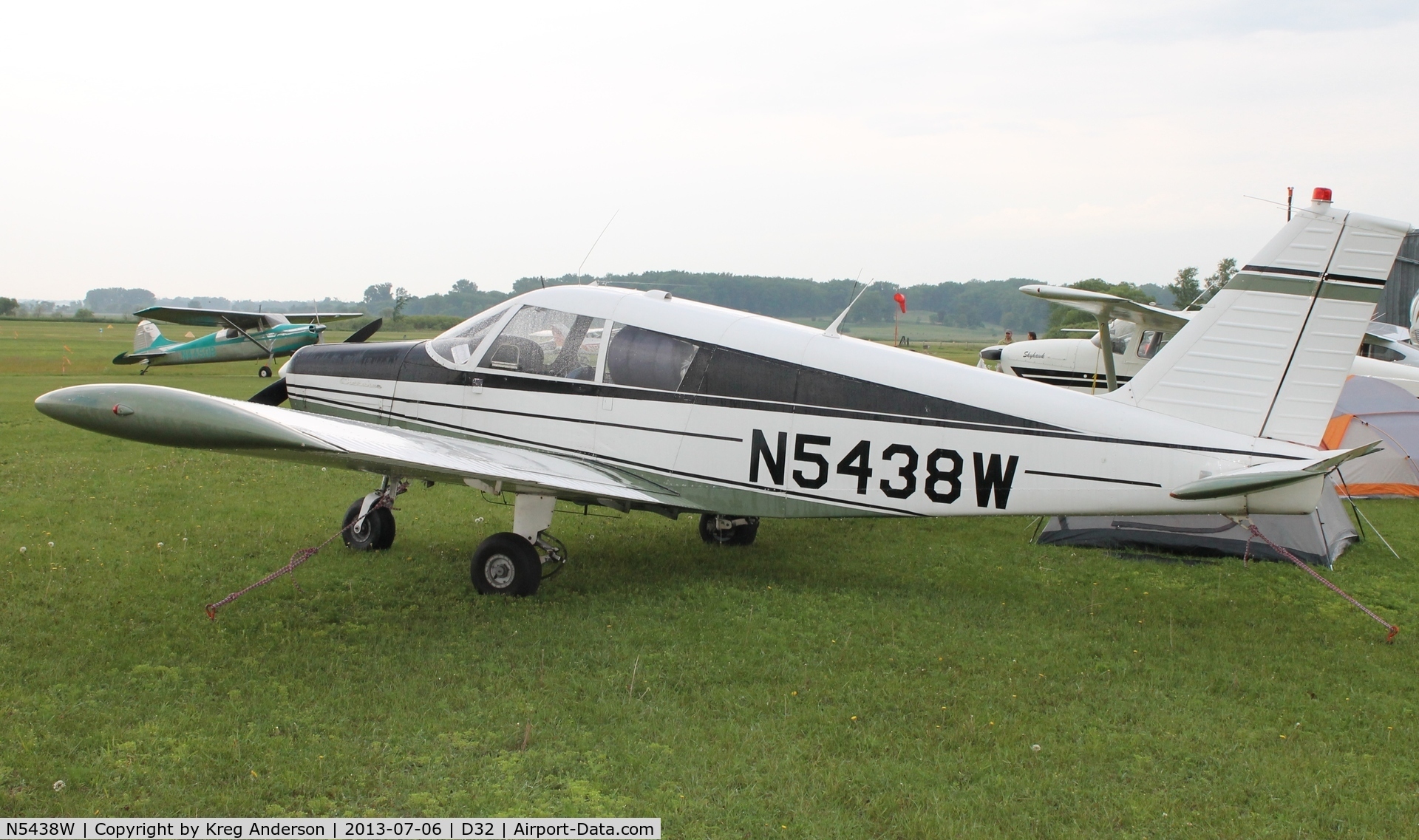 N5438W, 1962 Piper PA-28-160 Cherokee C/N 28-514, 2013 Starbuck Fly-in