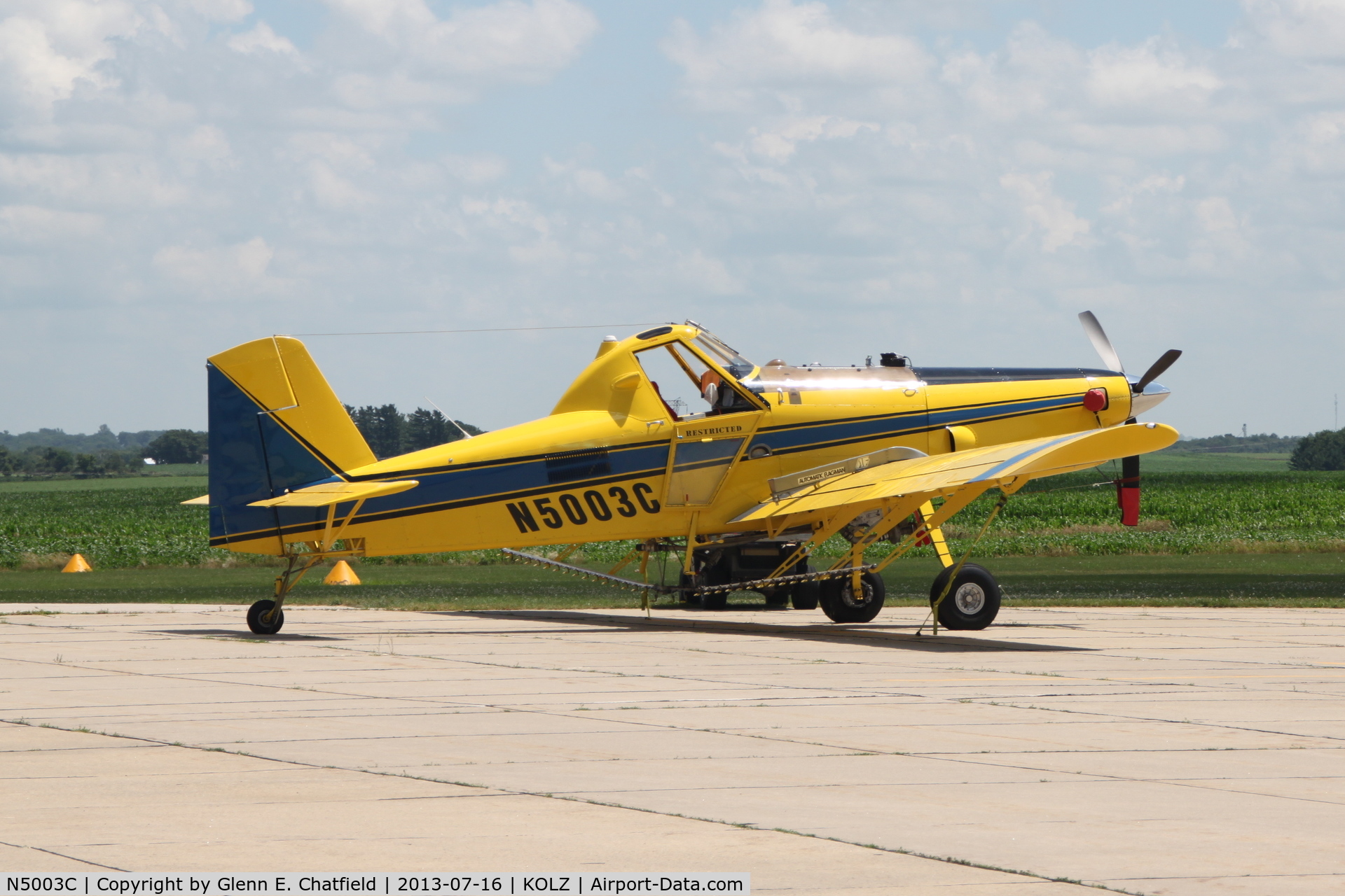 N5003C, 1996 Air Tractor AT-502B C/N 502B-0396, Found on the ramp