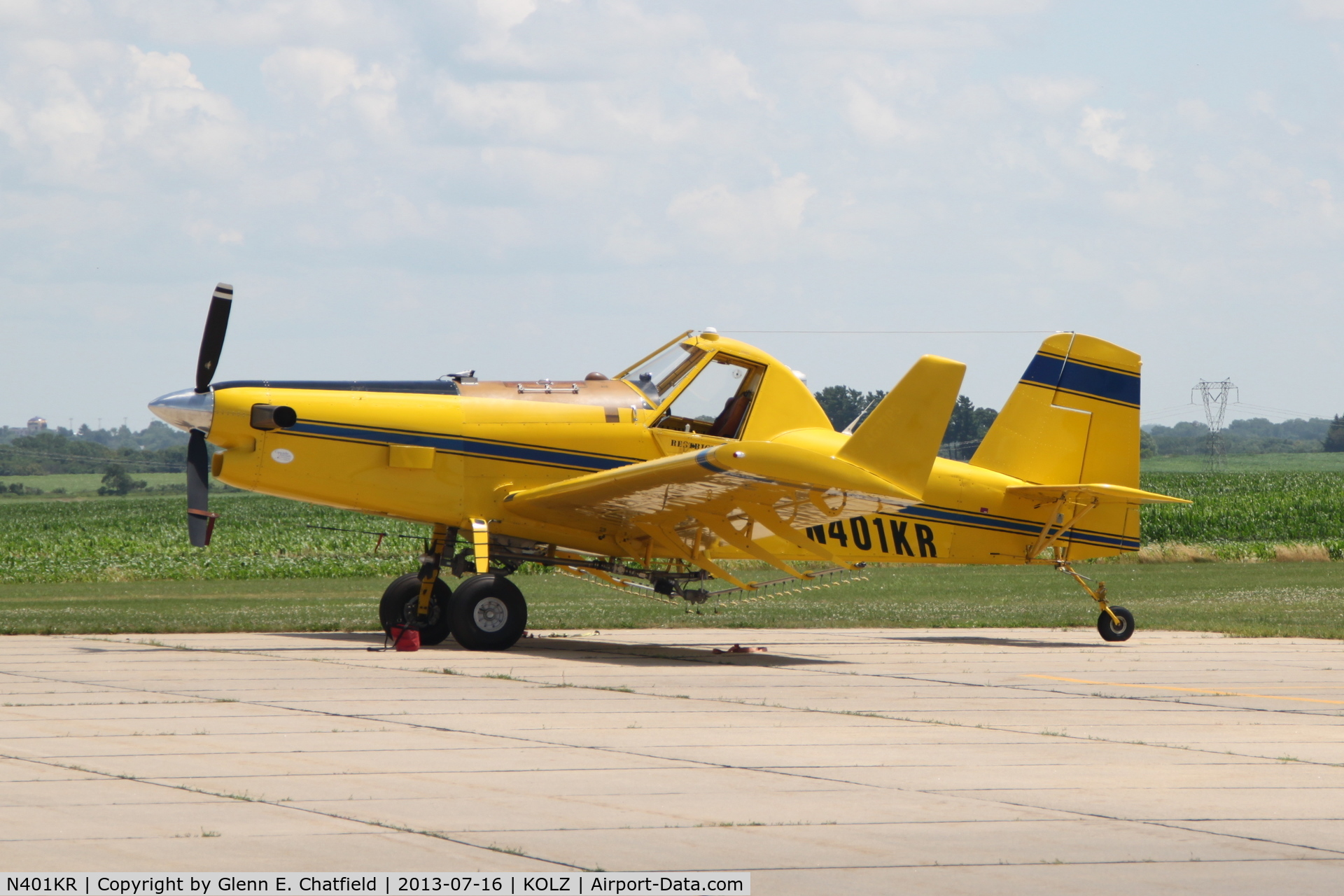N401KR, 1991 Air Tractor Inc AT-401 C/N 401-0813, Found on the ramp