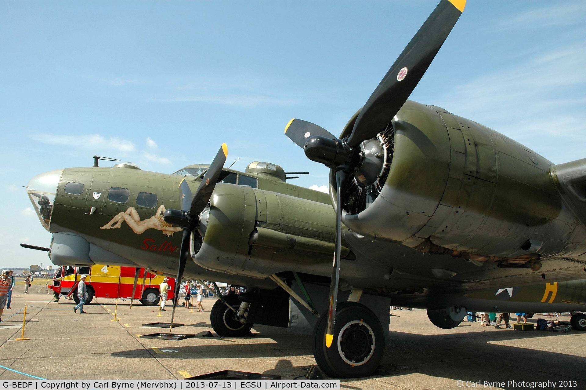 G-BEDF, 1944 Boeing B-17G Flying Fortress C/N 8693, Part of the 