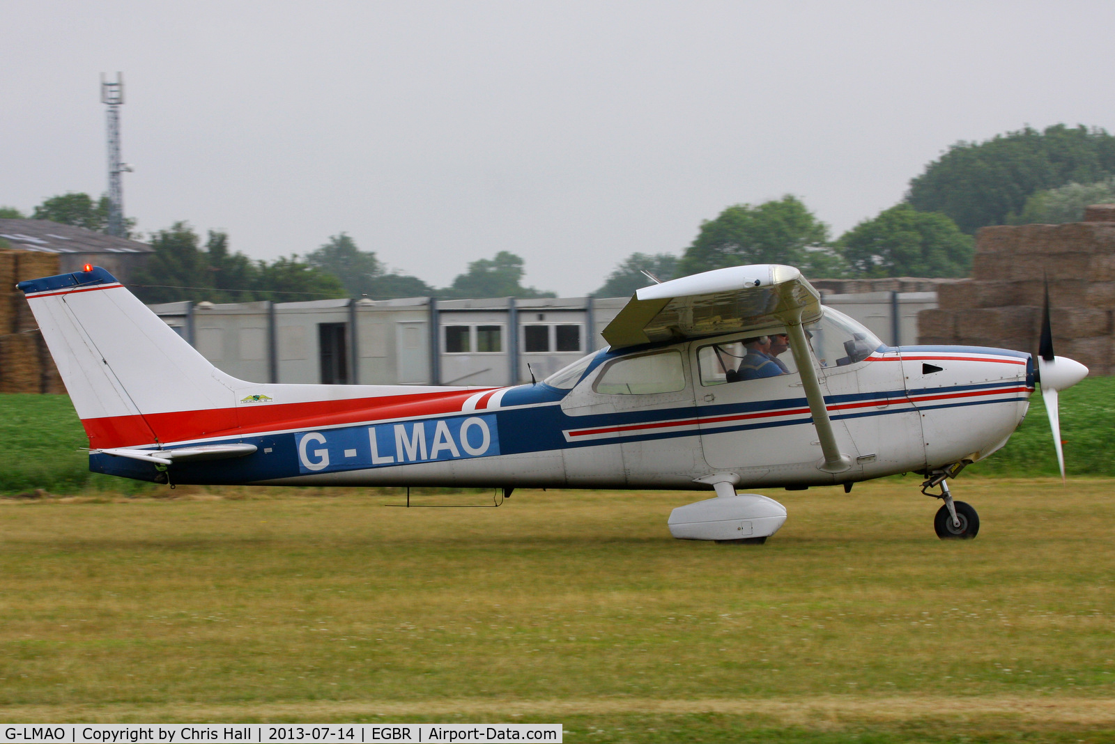 G-LMAO, 1978 Reims F172M Skyhawk Skyhawk C/N 1780, at the Real Aeroplane Club's Wings & Wheels fly-in, Breighton