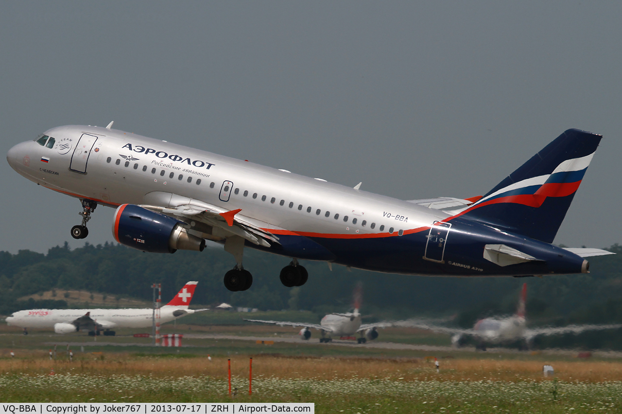 VQ-BBA, 2009 Airbus A319-112 C/N 3794, Aeroflot