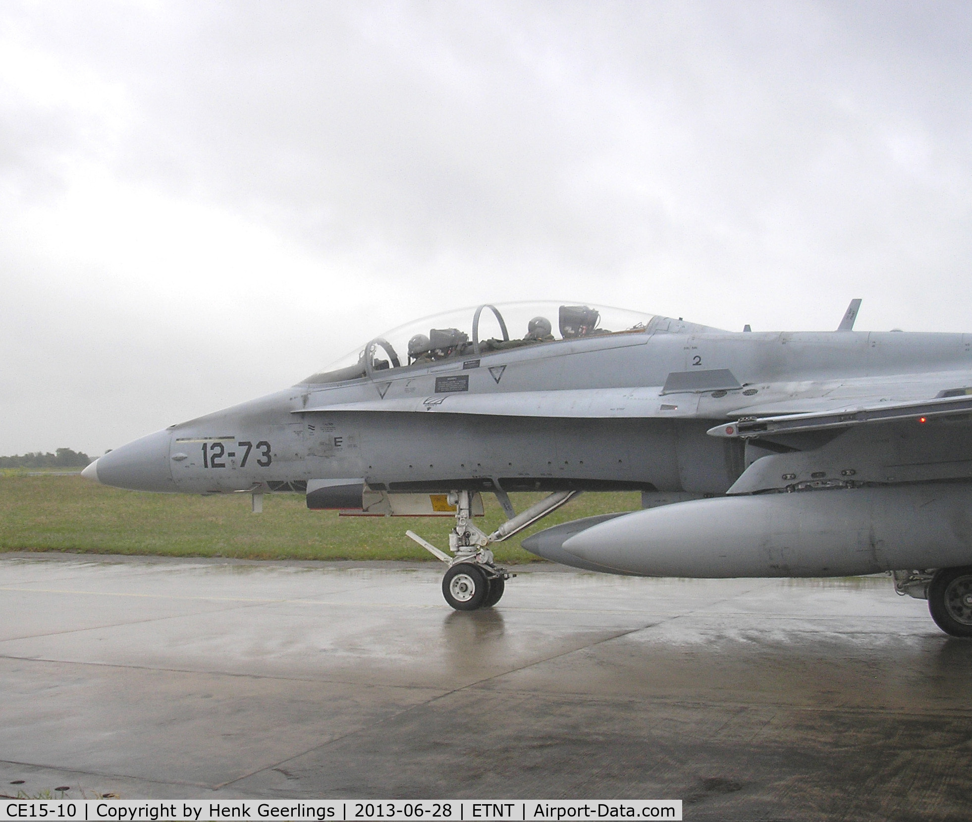 CE15-10, McDonnell Douglas EF-18BM Hornet C/N 0523/B089, Phantom F-4F Farewell Airshow at Wittmund AFB