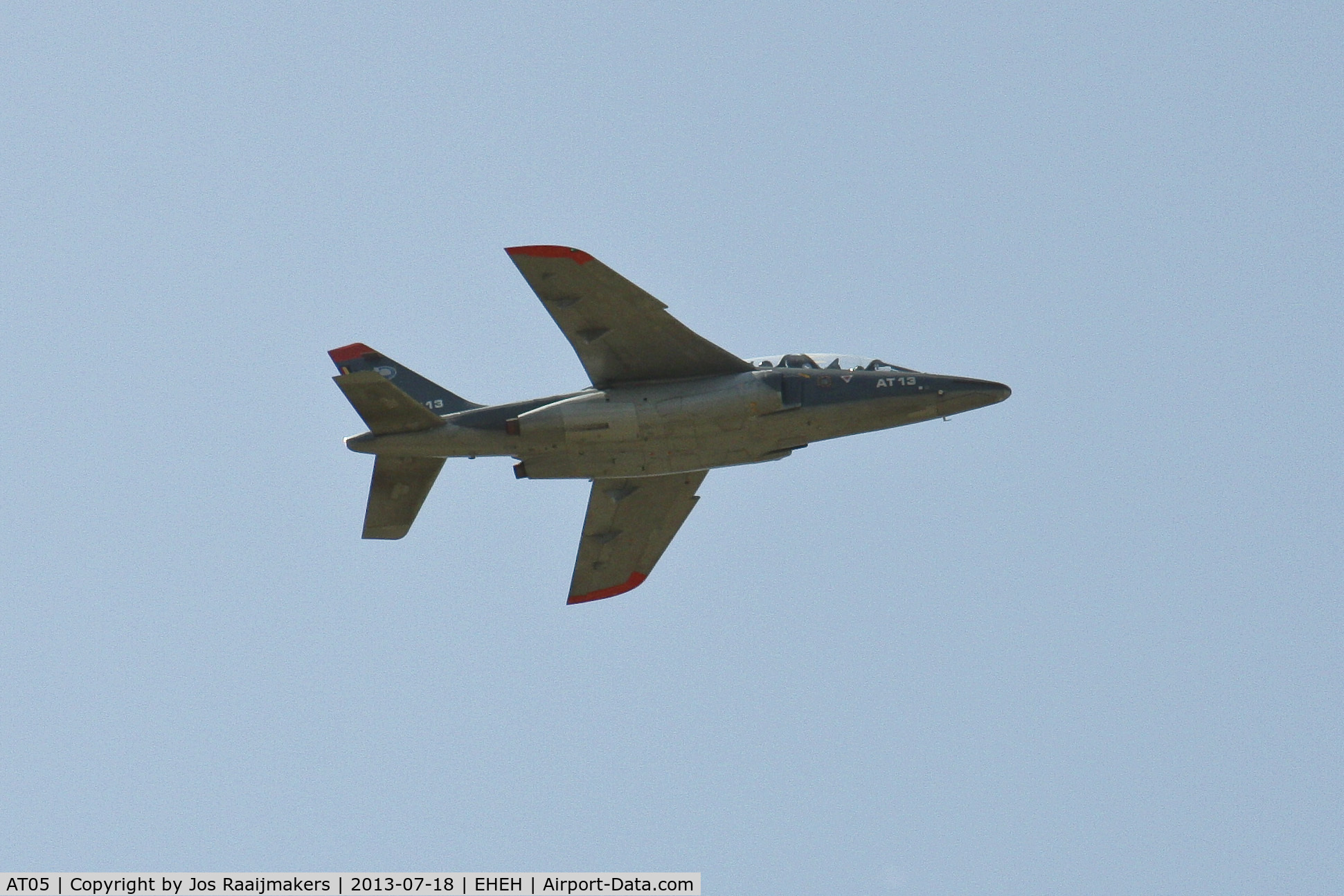 AT05, Dassault-Dornier Alpha Jet 1B C/N B05/1018, Several times this Alpha Jet passed by followed by the AT13.