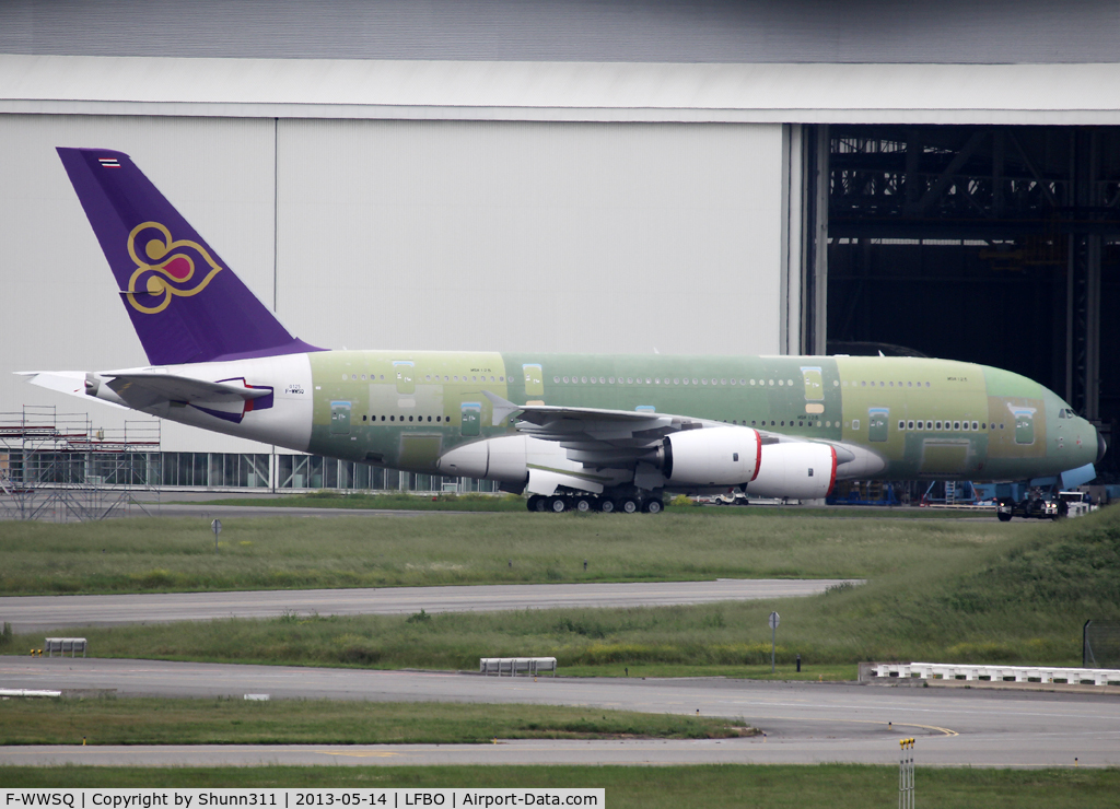 F-WWSQ, 2013 Airbus A380-841 C/N 0125, C/n 0125 - For Thai International Airways