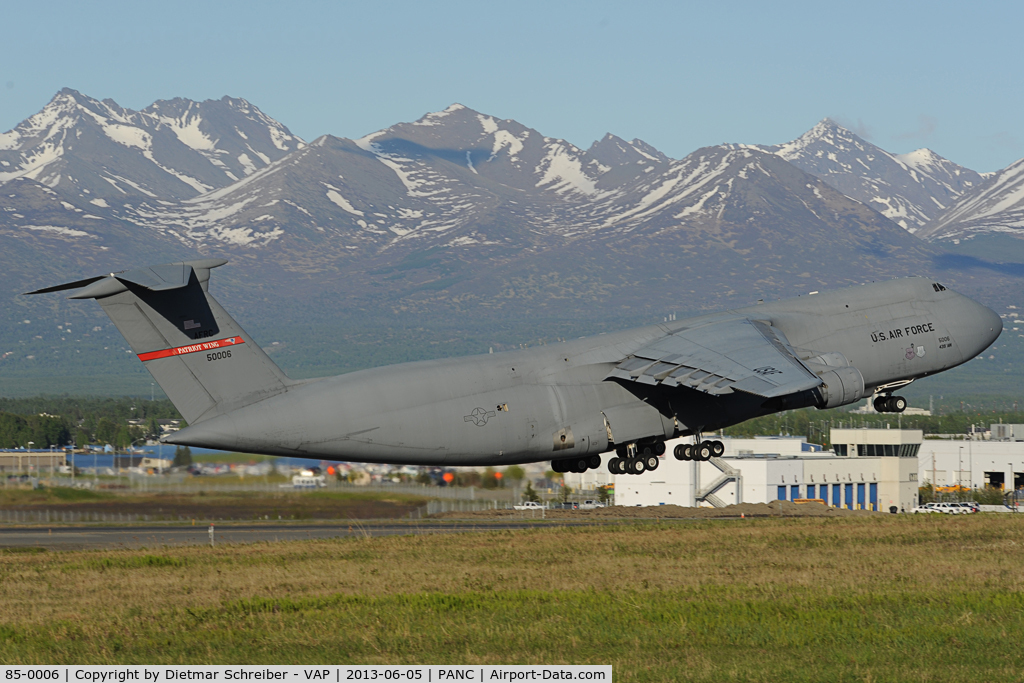 85-0006, 1985 Lockheed C-5B Galaxy C/N 500-0092, USAF C5 Galaxy