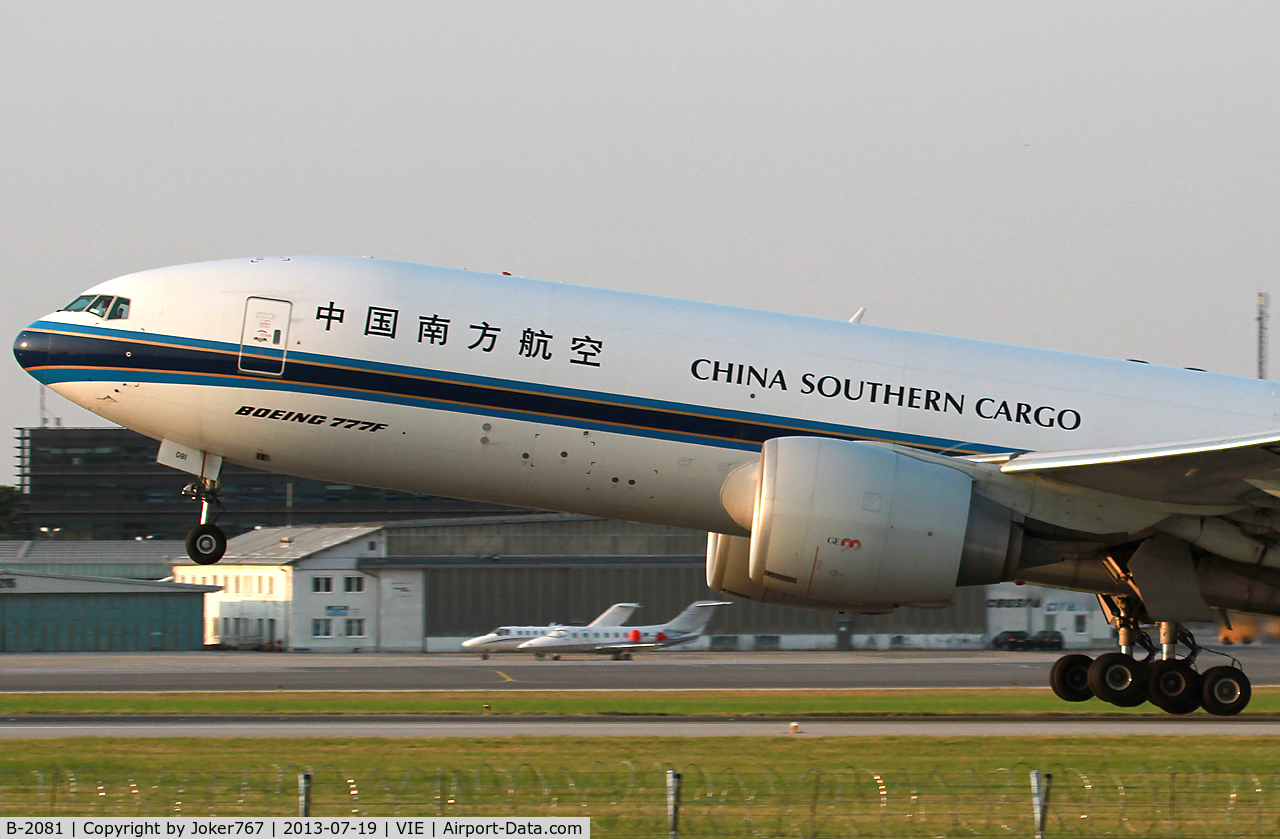B-2081, 2010 Boeing 777-F1B C/N 37313, China Southern Cargo