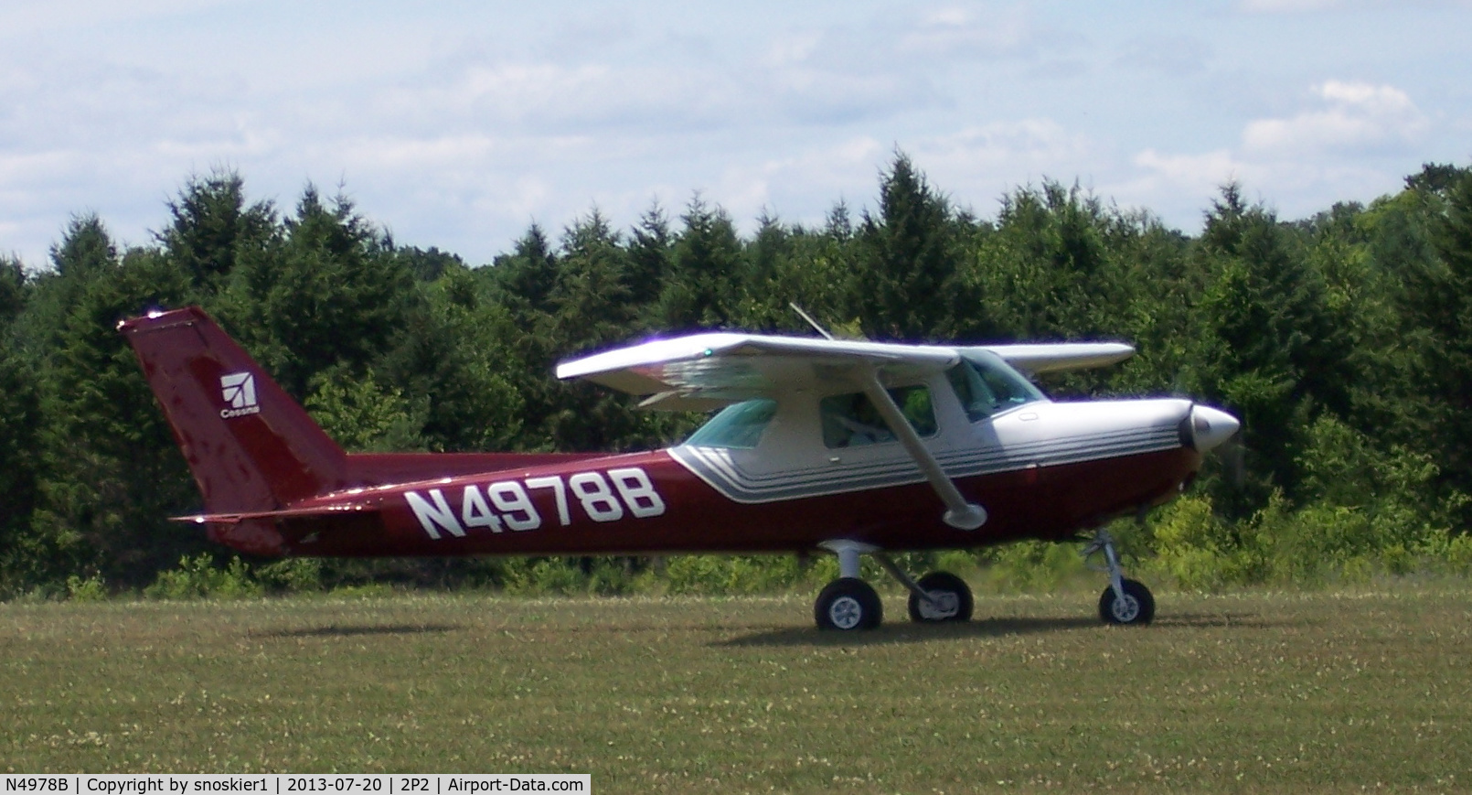 N4978B, 1979 Cessna 152 C/N 15283736, 60th Annual Washington Island fishboil