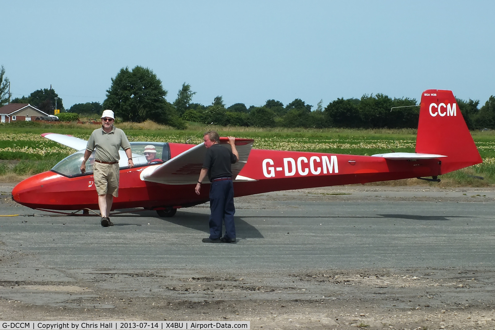 G-DCCM, 1968 Schleicher ASK-13 C/N 13053, Burn Gliding Club