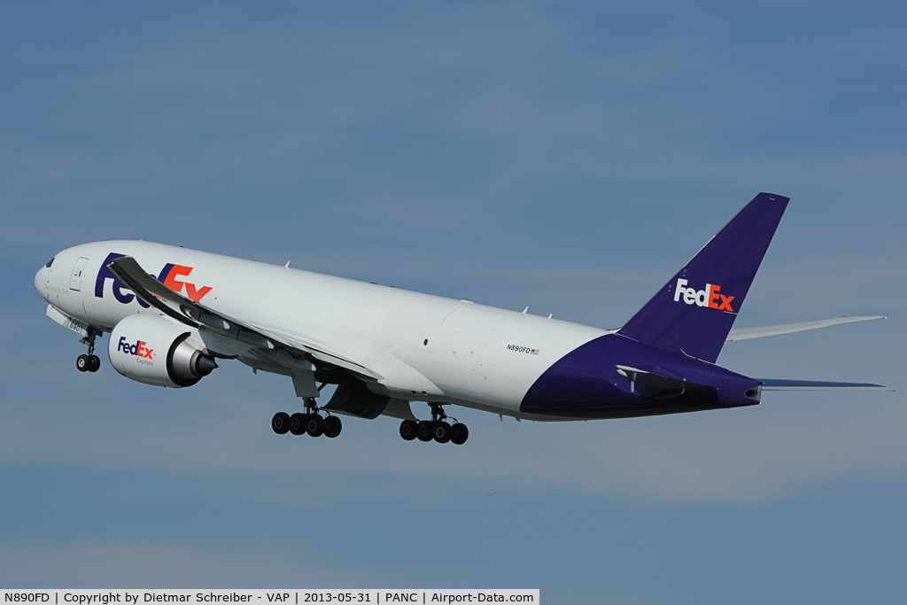 N890FD, 2012 Boeing 777-FS2 C/N 41439, Fedex Boeing 777-200