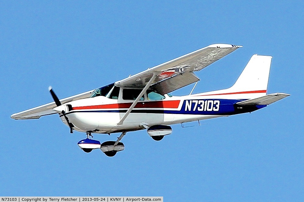 N73103, 1976 Cessna 172M C/N 17267267, At Van Nuys Airport in May 2013