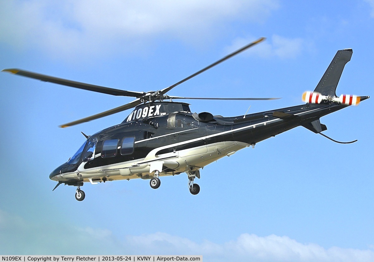N109EX, Agusta A-109S Grand C/N 22145, At Van Nuys Airport in May 2013