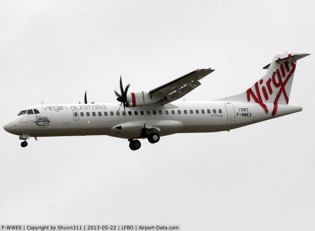 F-WWEX, 2013 ATR 72-600 (72-212A) C/N 1087, C/n 1087 - To be PH-FVZ