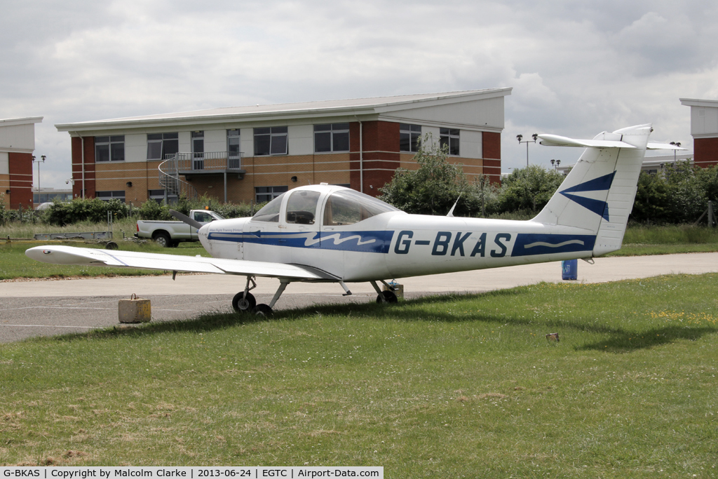G-BKAS, 1979 Piper PA-38-112 Tomahawk Tomahawk C/N 38-79A1075, Piper PA-38-112 Tomahawk. Cranfield Airport, June 2013.