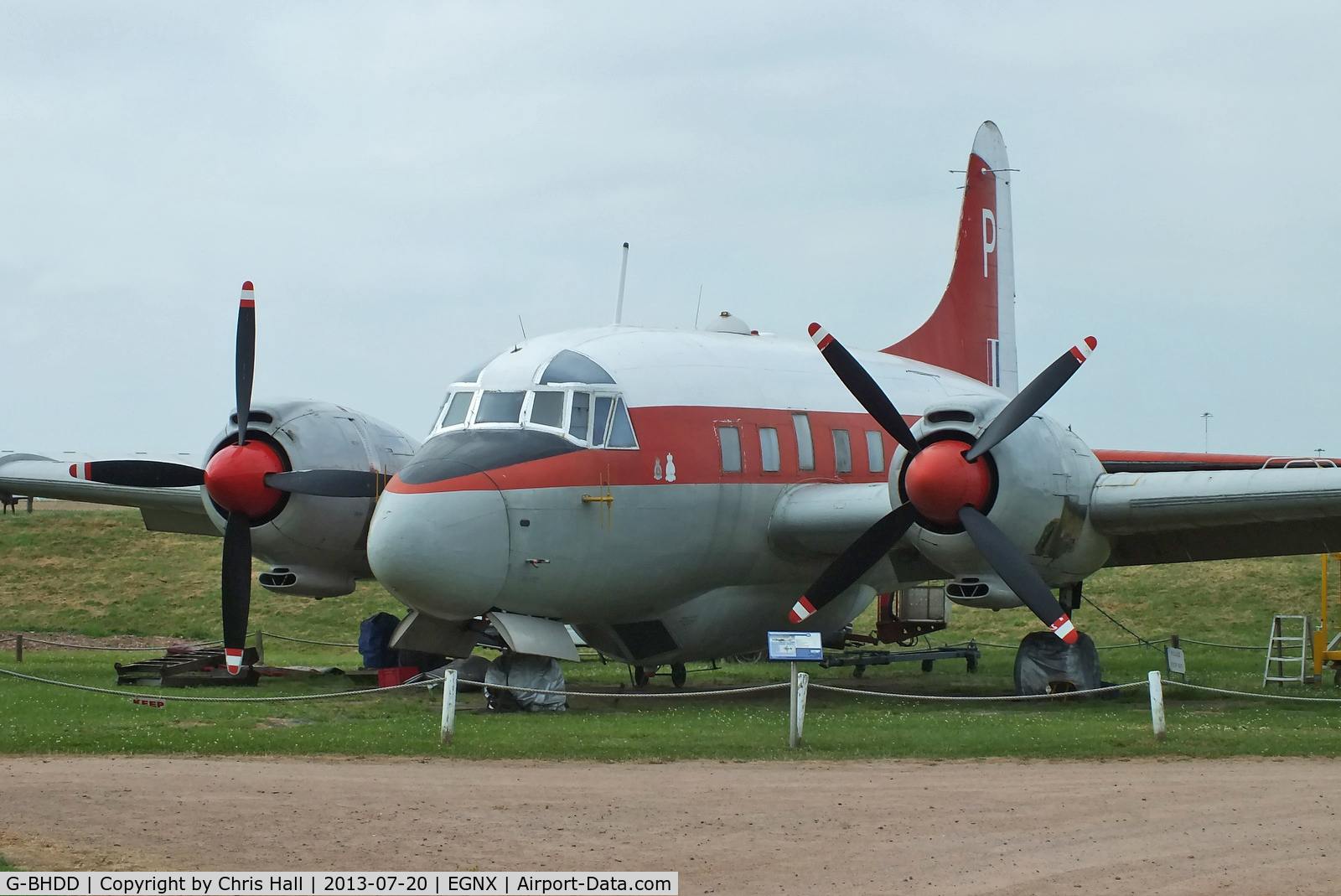 G-BHDD, 1953 Vickers Varsity T.1 C/N Not found WL626/G-BHDD, Preserved at the East Midlands Aeropark