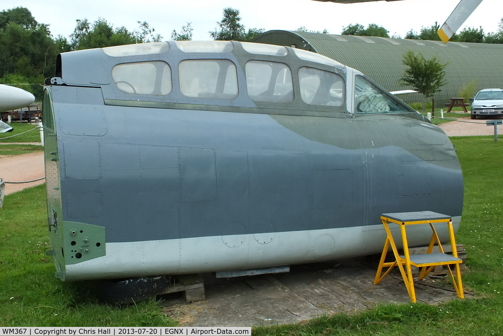 WM367, 1953 Gloster Meteor NF.11 C/N Not found WM367, Preserved at the East Midlands Aeropark