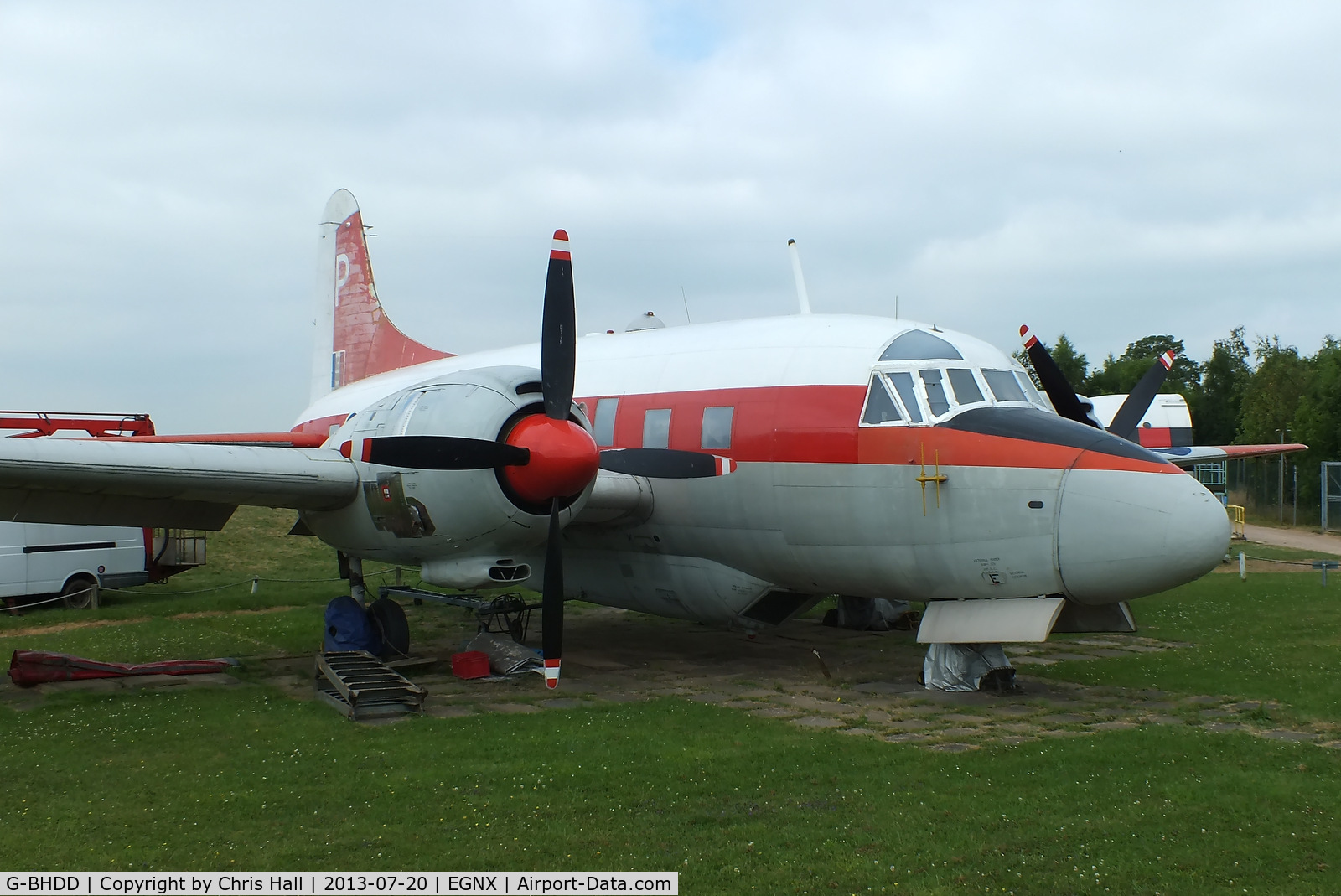 G-BHDD, 1953 Vickers Varsity T.1 C/N Not found WL626/G-BHDD, Preserved at the East Midlands Aeropark