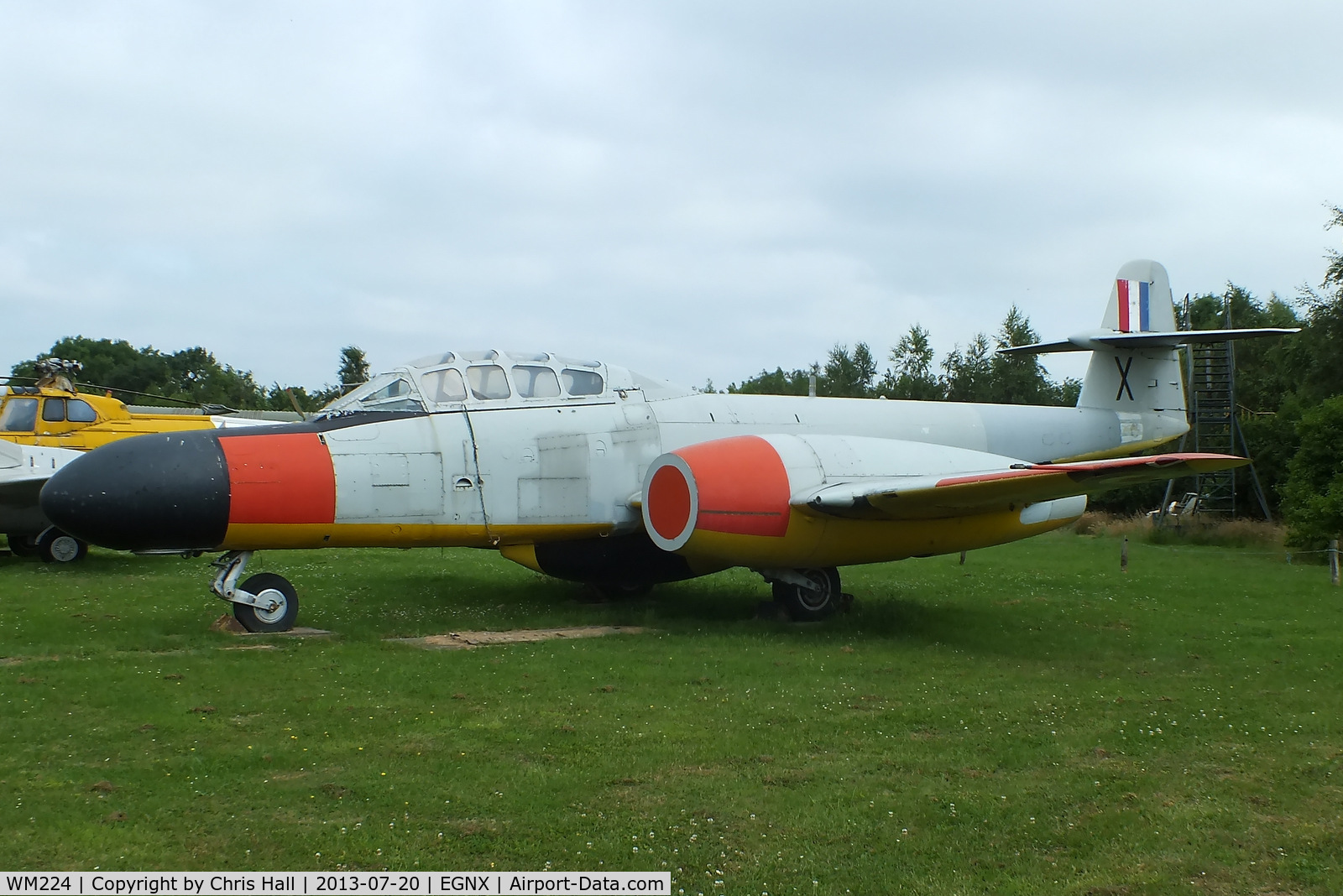 WM224, 1952 Gloster Meteor TT.20 C/N Not found WM224, Preserved at the East Midlands Aeropark