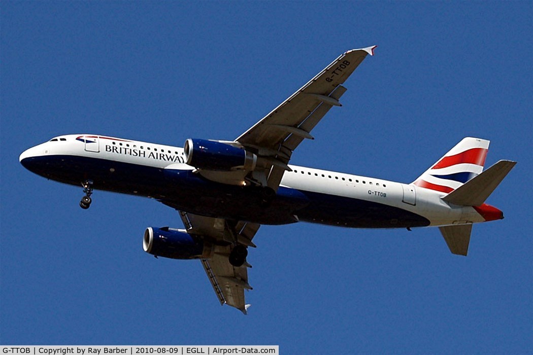 G-TTOB, 2001 Airbus A320-232 C/N 1687, Airbus A320-232 [1687] (British Airways) Home~G  09/08/2010