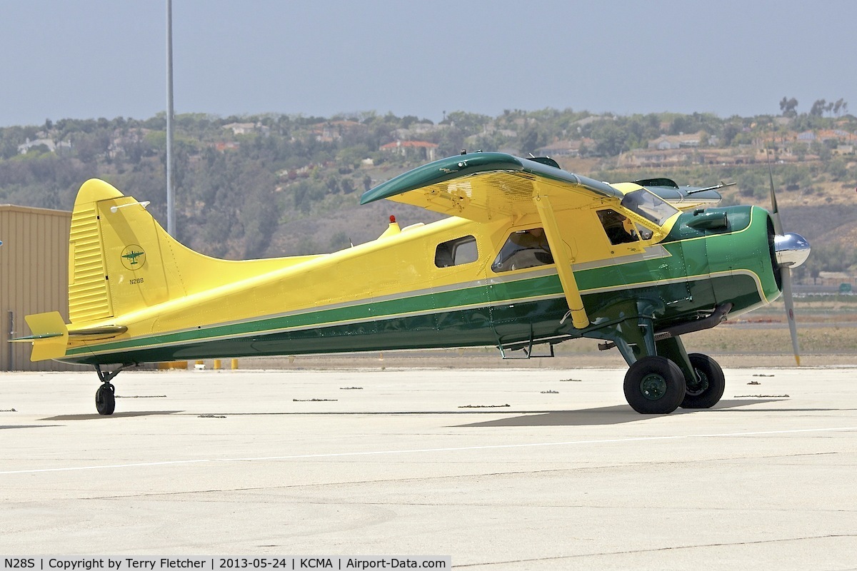 N28S, 1955 De Havilland Canada DHC-2 Beaver Mk.I (L20A) C/N 855, At Camarillo Airport , California