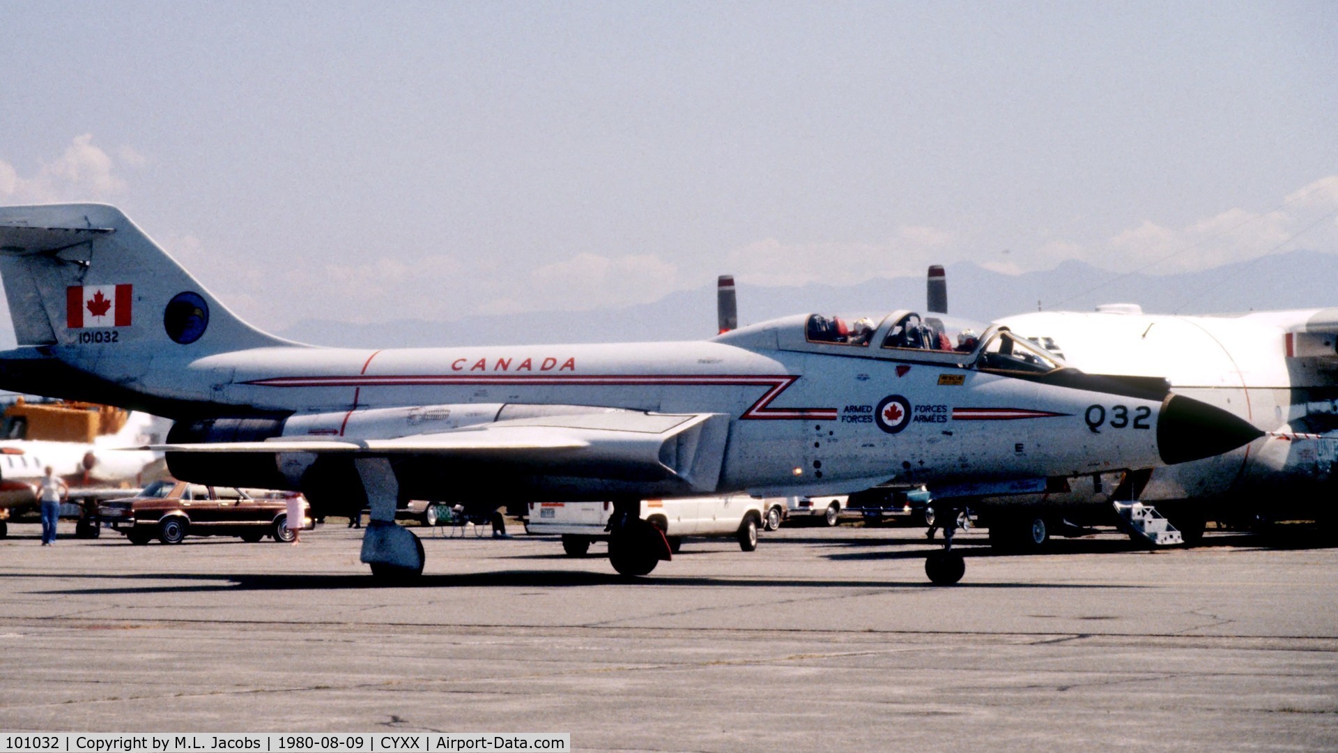 101032, 1957 McDonnell CF-101B Voodoo C/N 537, 1980 Abbotsford Air Show